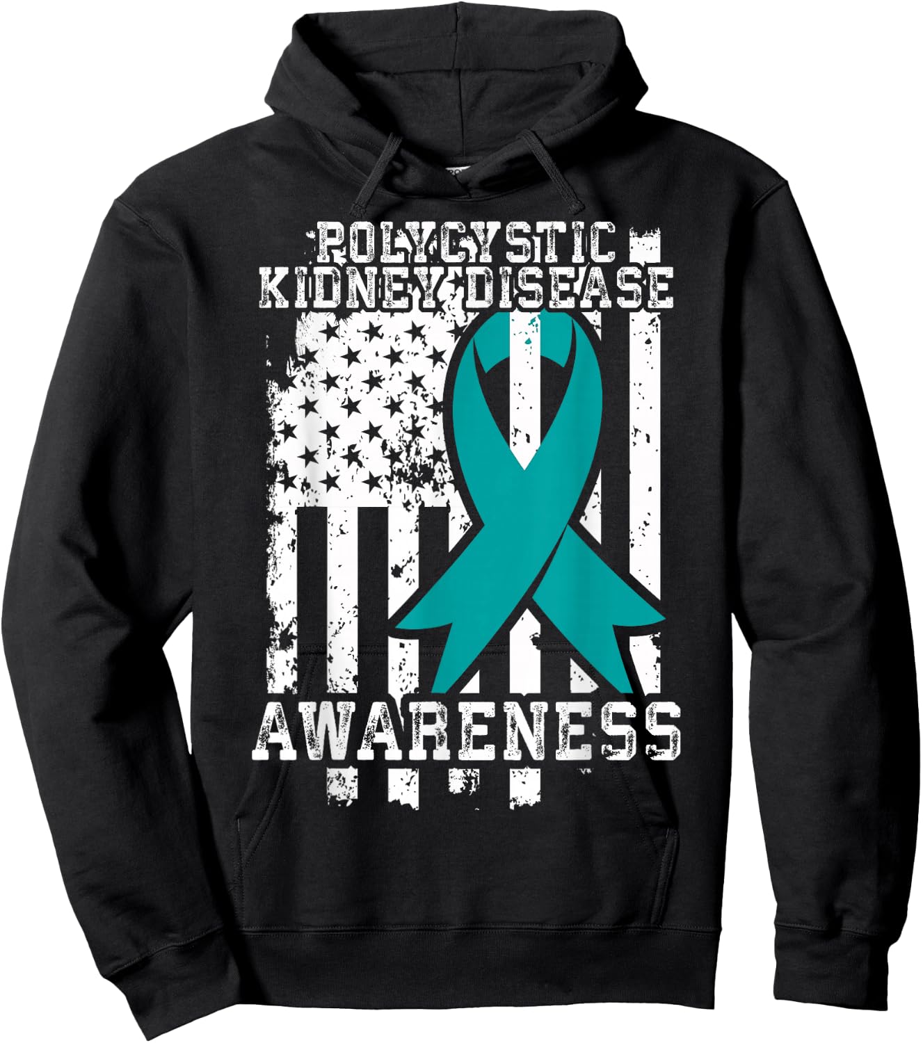 PKD Polycystic Kidney Syndrome Awareness Hoodie - Hoodie | Black