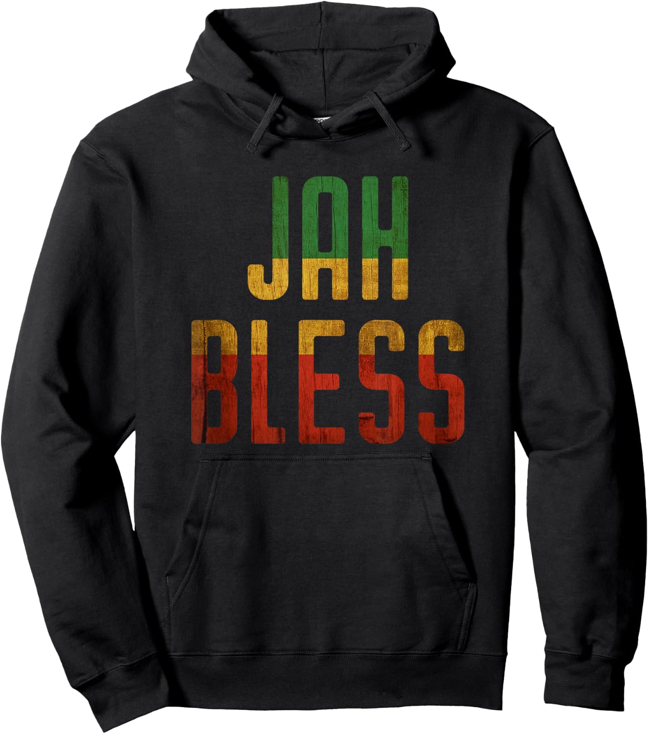 Jah Bless Rasta T Shirt Jamaica Roots Rock Reggae Hoodie - Hoodie | Black