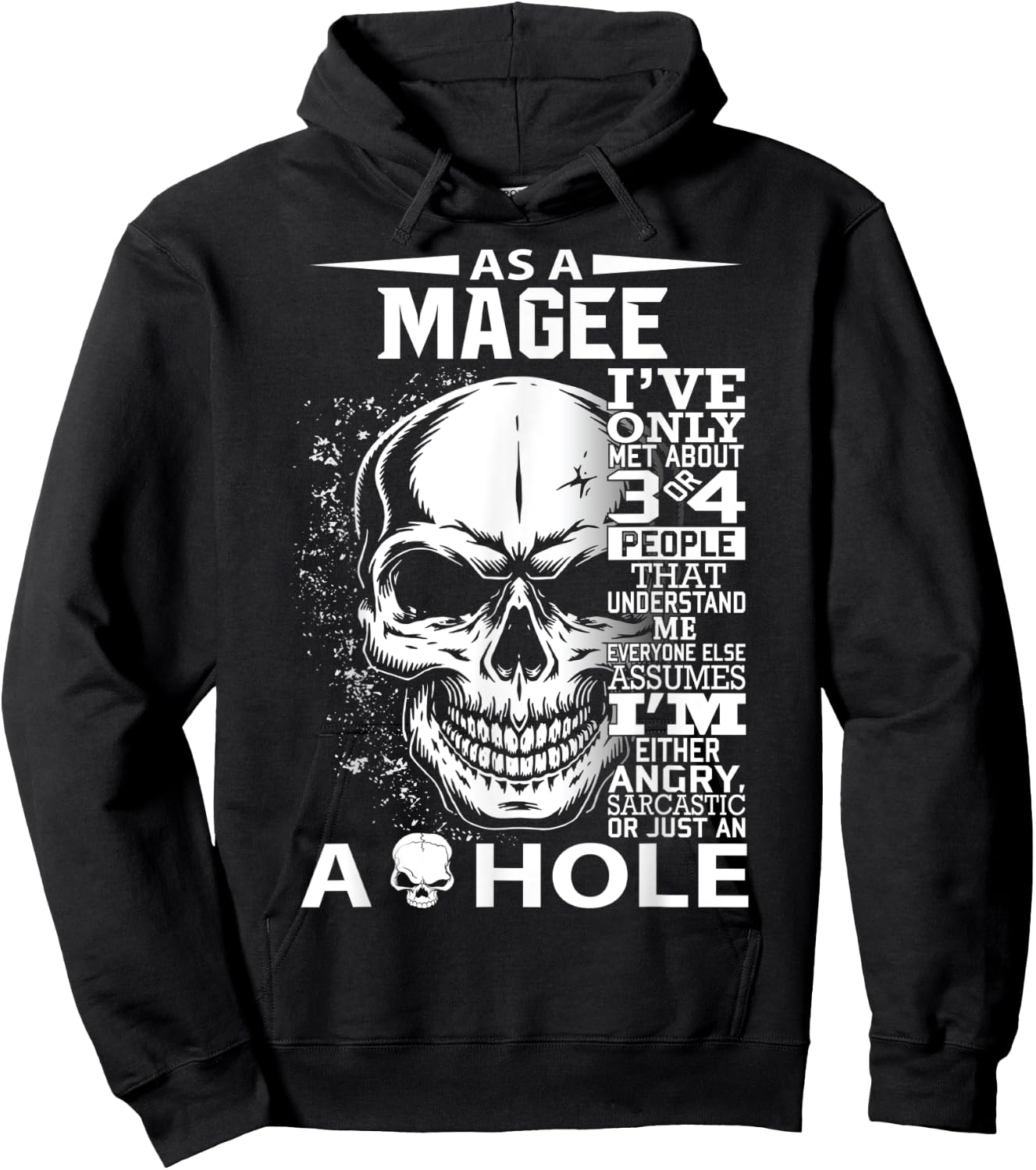 MAGEE Definition Personalized custom name loving kind Hoodie - Hoodie | Black