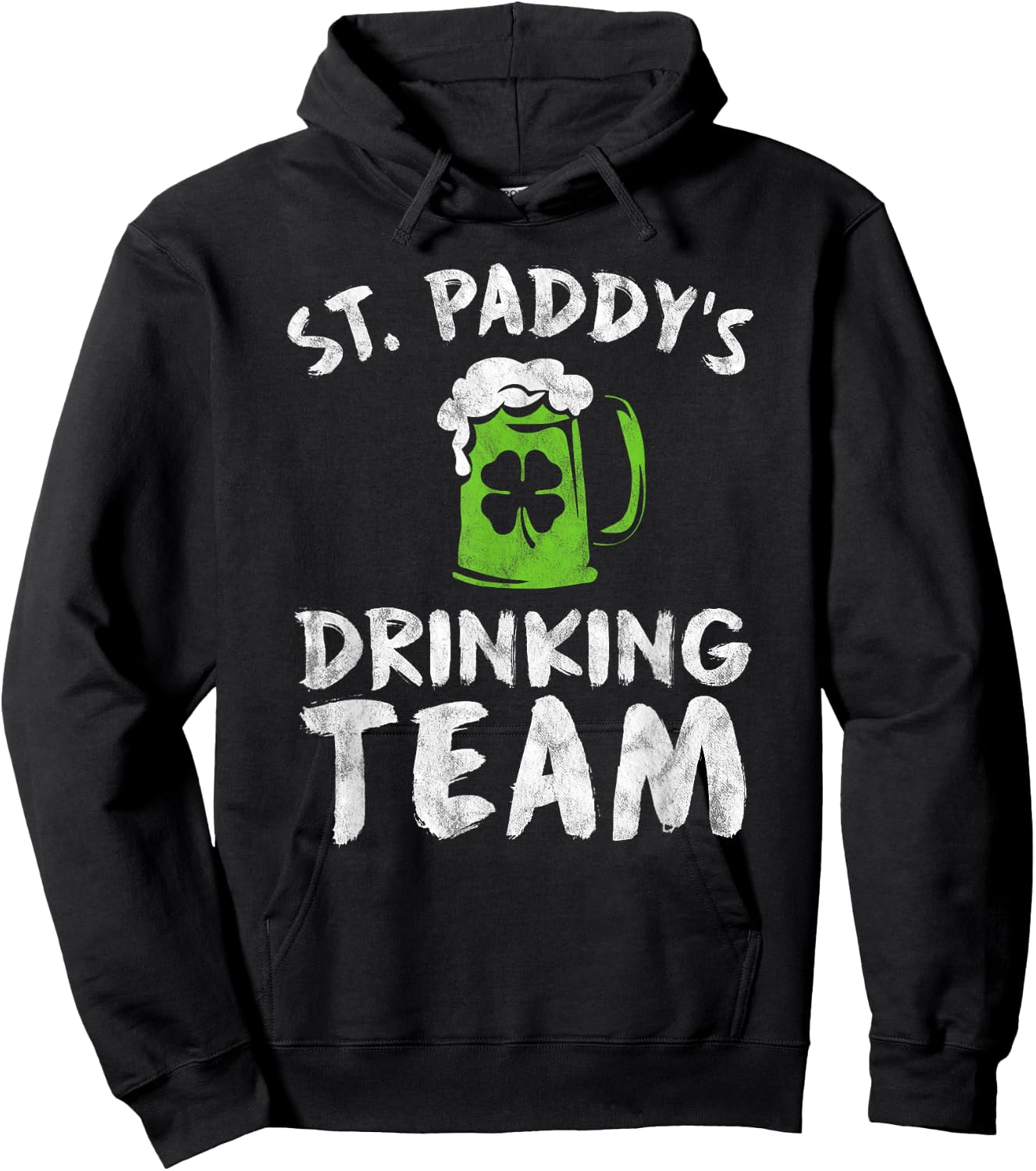 St Patrick's Day Drinking Team Shirt Men Group Squad Hoodie - Hoodie | Black