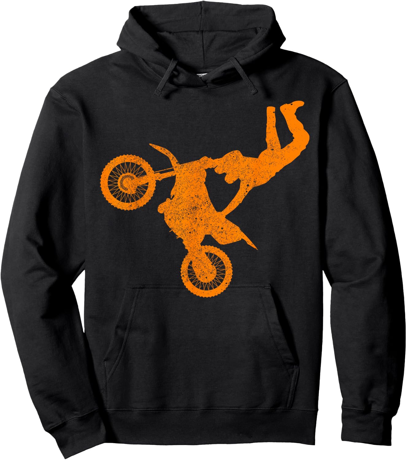 DIRT BIKE FREESTYLE | Motocross Enduro Hoodie - Hoodie | Black
