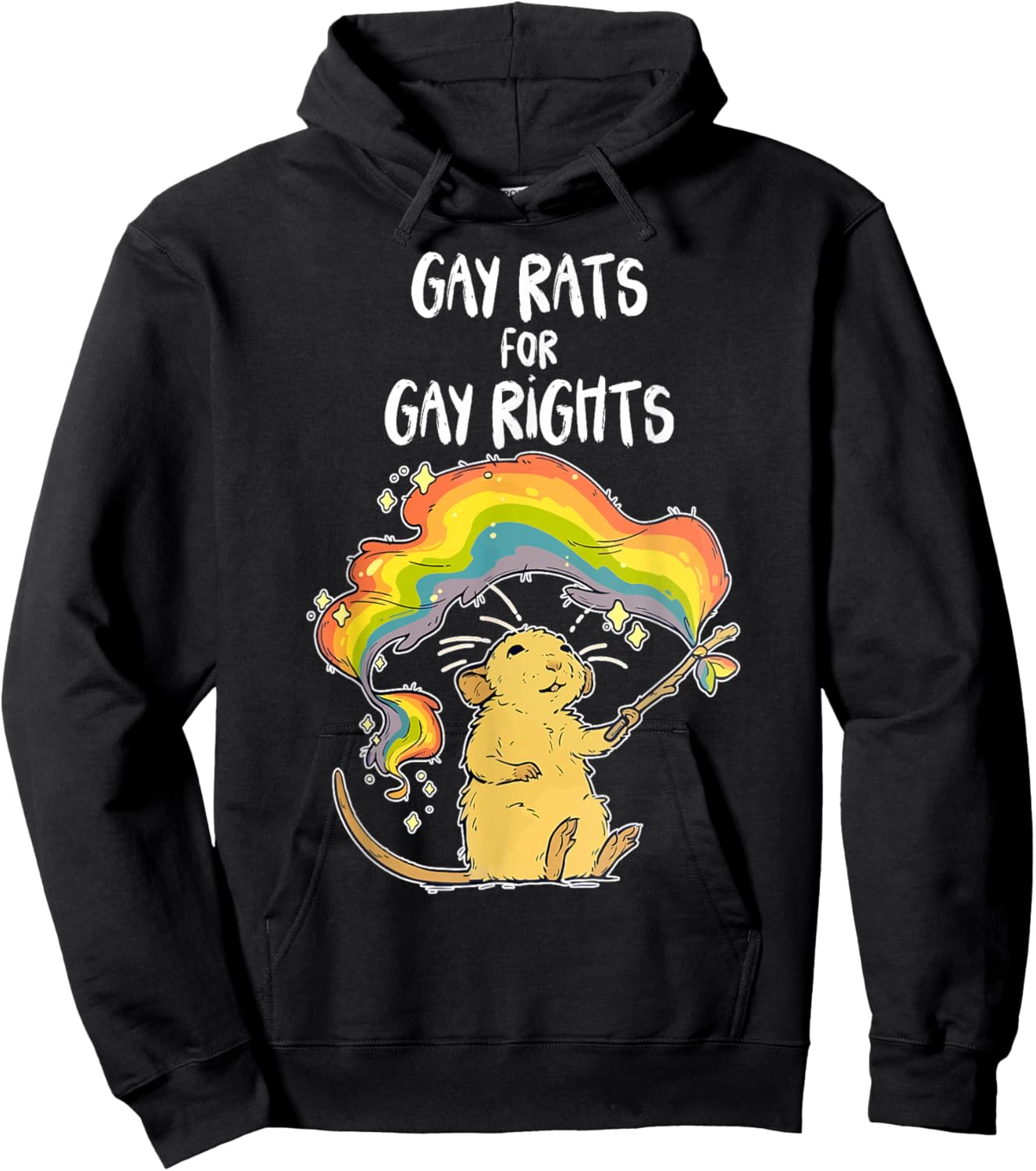 Gay Rats For Gay Rights Hoodie - Hoodie | Black