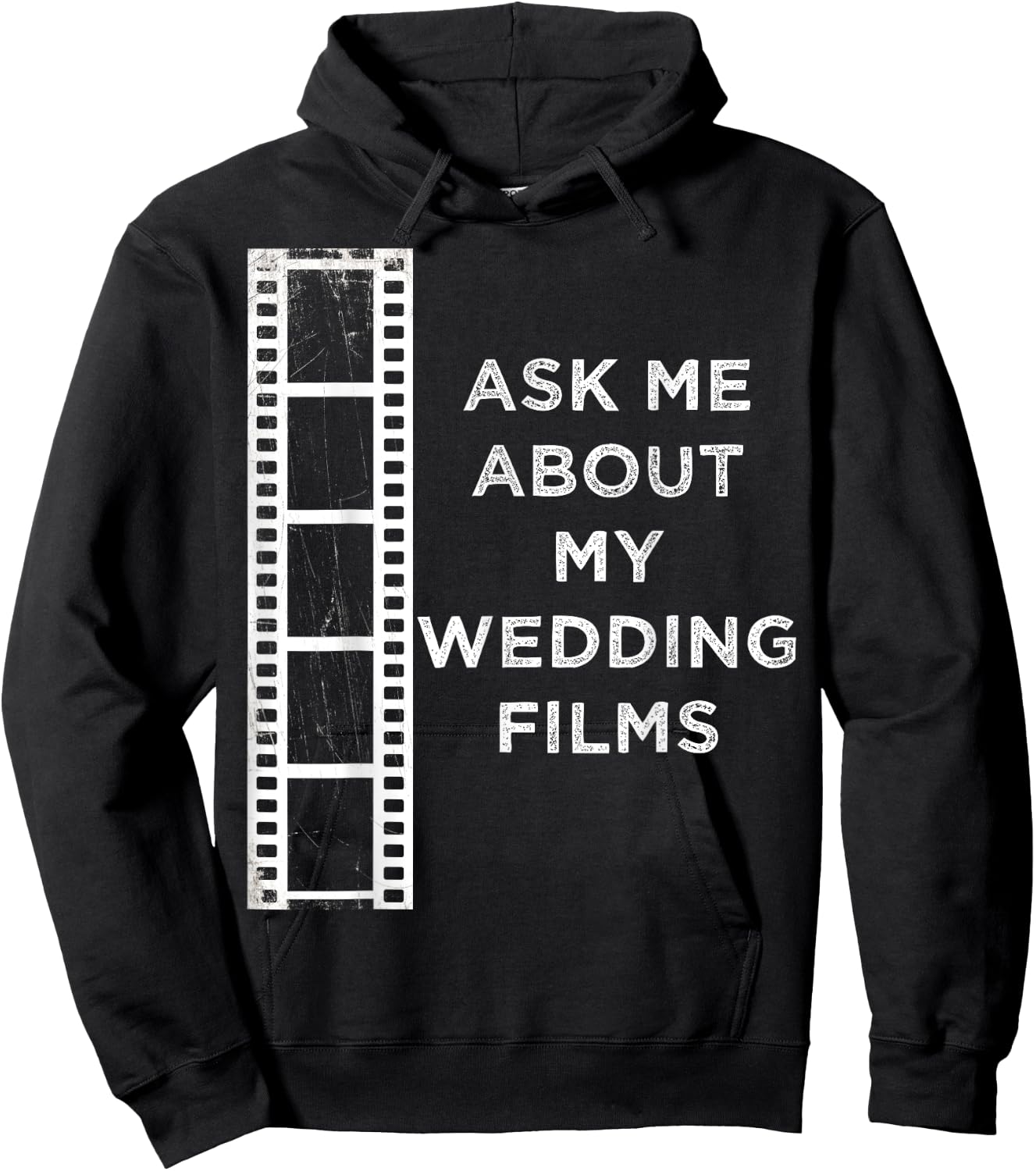 Ask Me About My Wedding Films Wedding Videographer Hoodie - Hoodie | Black