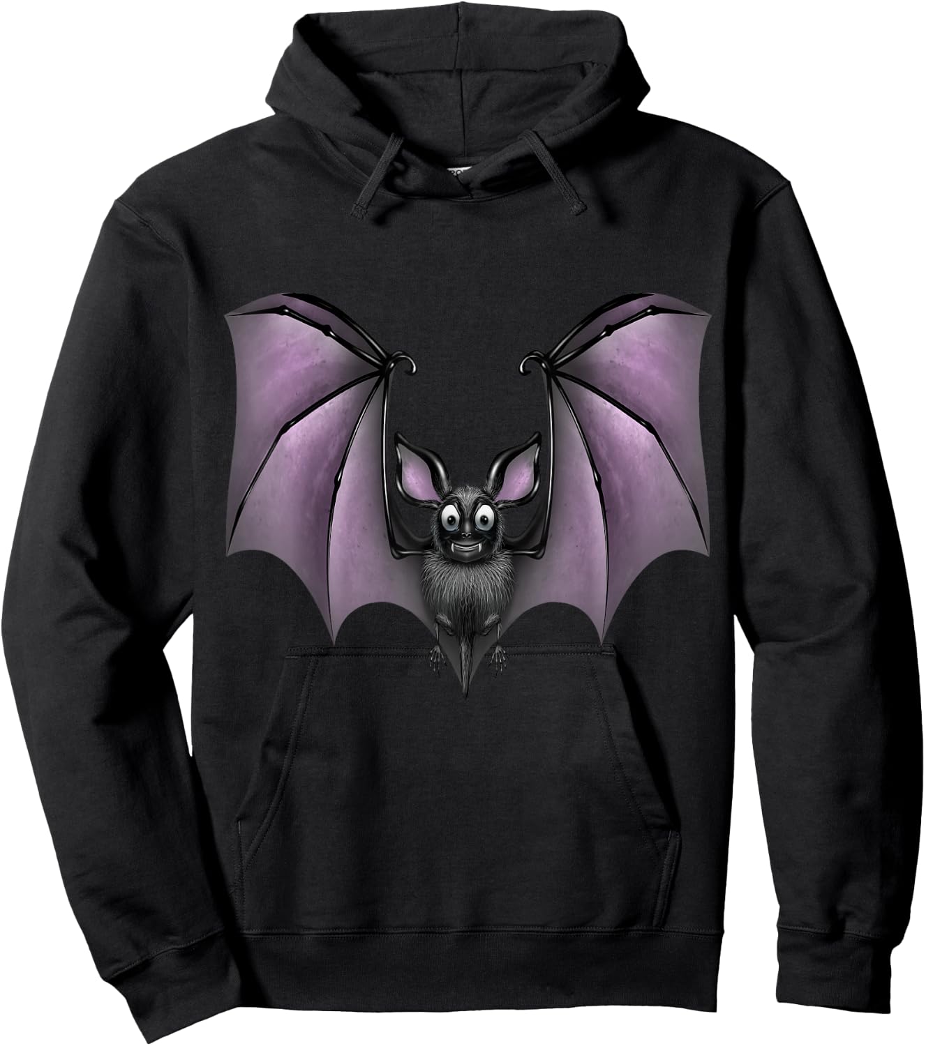 Funny Cute Bat Hoodie - Hoodie | Black