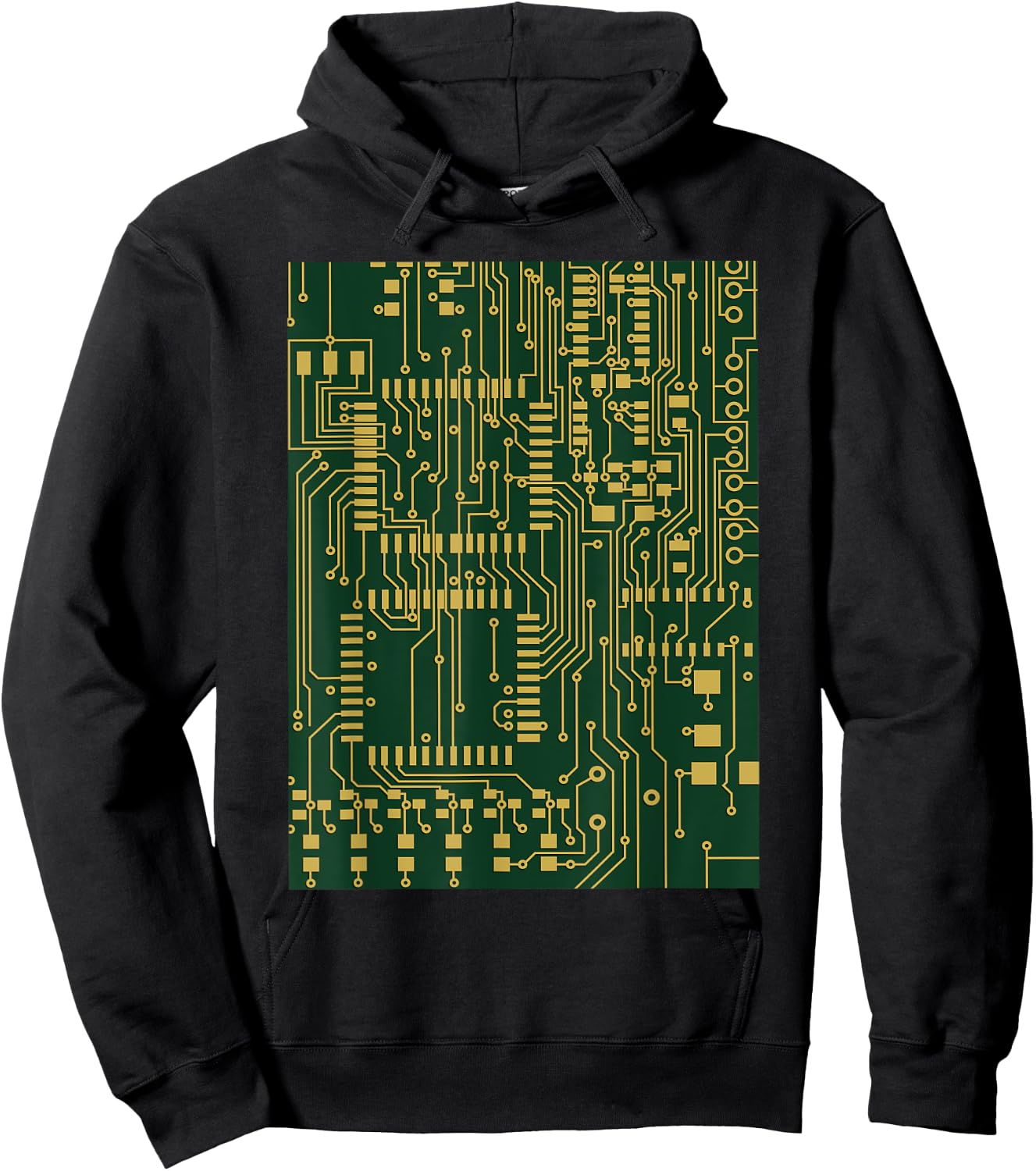 Computer Circuit Board - Electronics Tech T Shirt Hoodie - Hoodie | Black