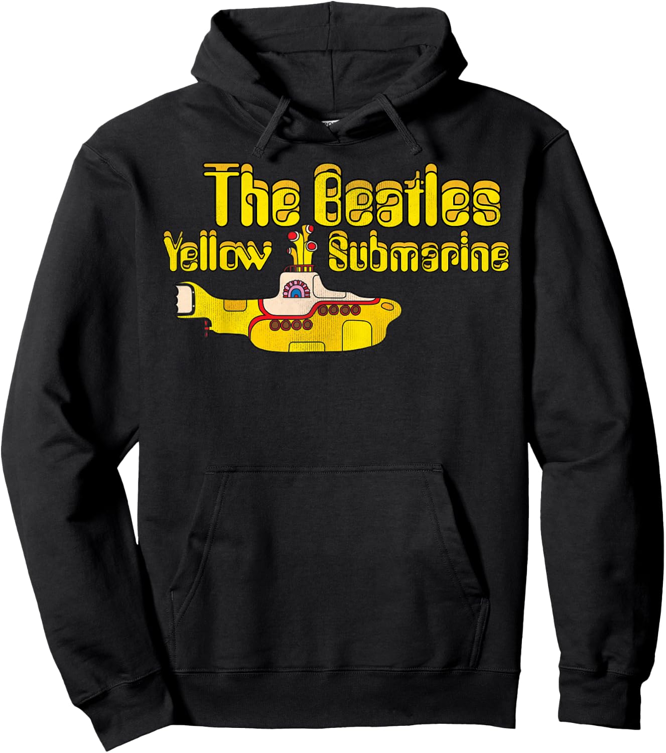 The Beatles Yellow Submarine Logo Hoodie - Hoodie | Black