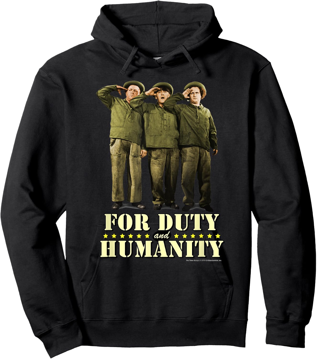 TTS- The Three Stooges For Duty And Humanity Hoodie - Hoodie | Black