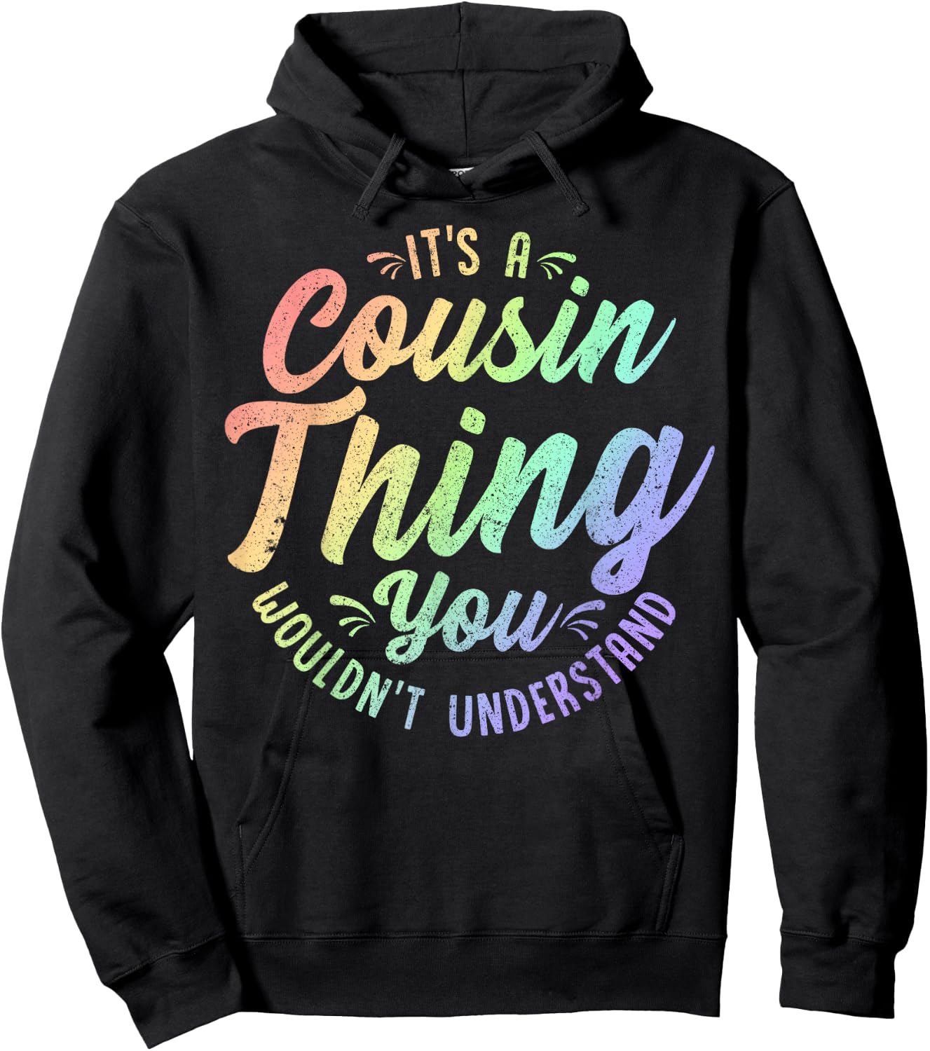 Crazy Cousin Thing Matching Group Family Crew Reunion Art Hoodie - Hoodie | Black