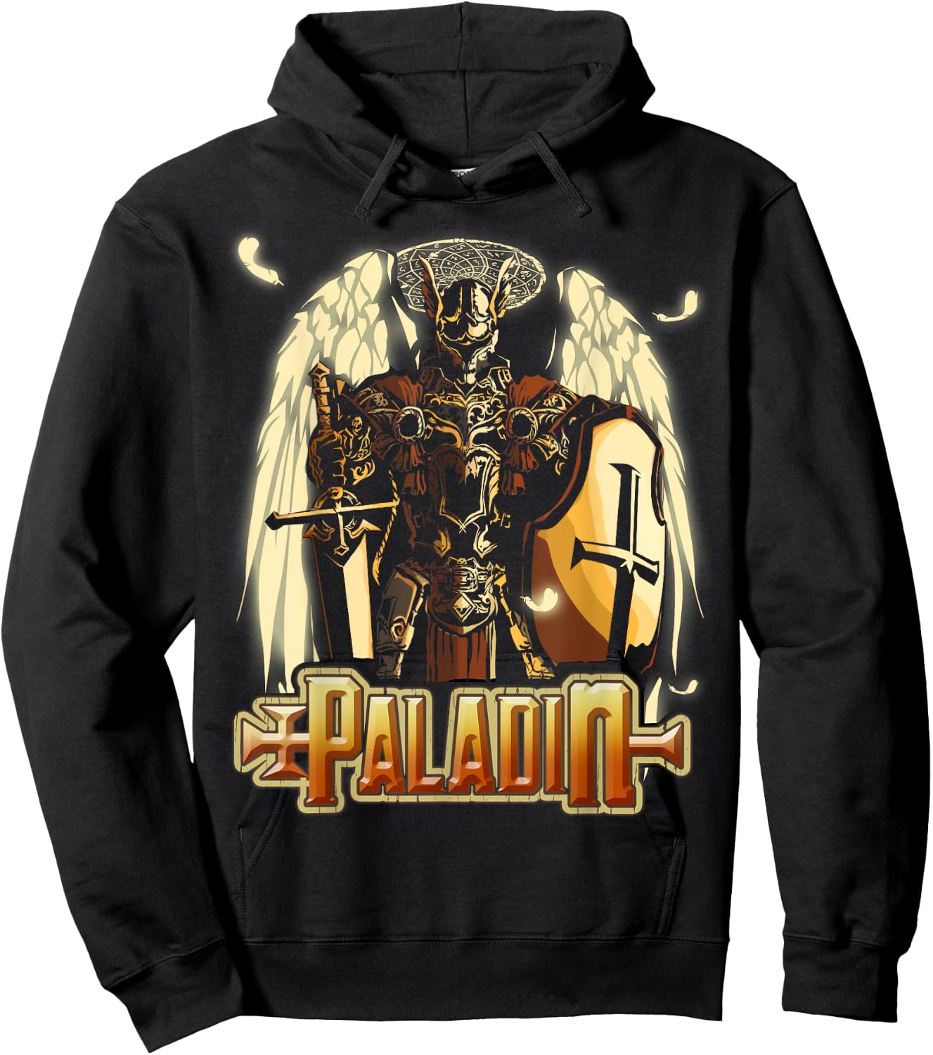 Paladin Fantasy D20 Roleplaying Tabletop RPG Gamer Graphic Hoodie - Hoodie | Black