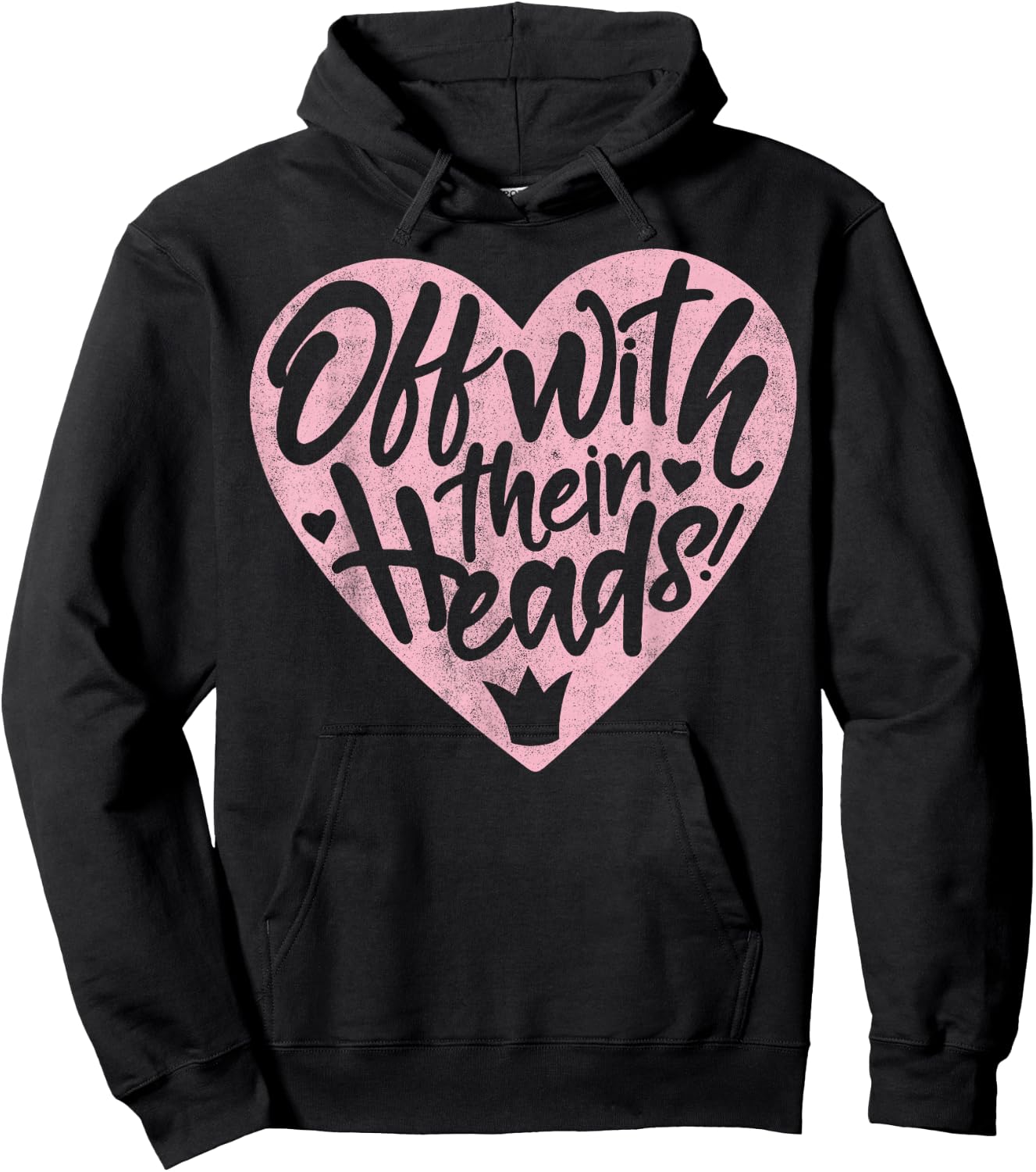 Disney Villains Valentine's Day Off with Their Heads Vintage Hoodie - Hoodie | Black