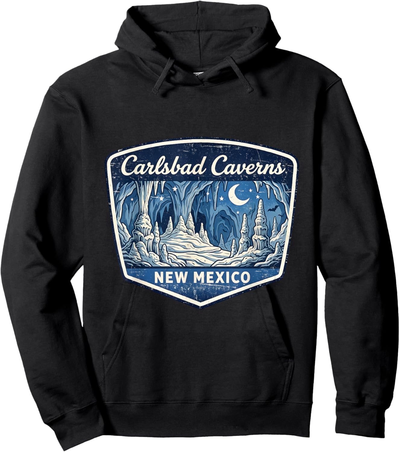 Carlsbad Caverns New Mexico Cave Exploration Travel Hoodie - Hoodie | Black