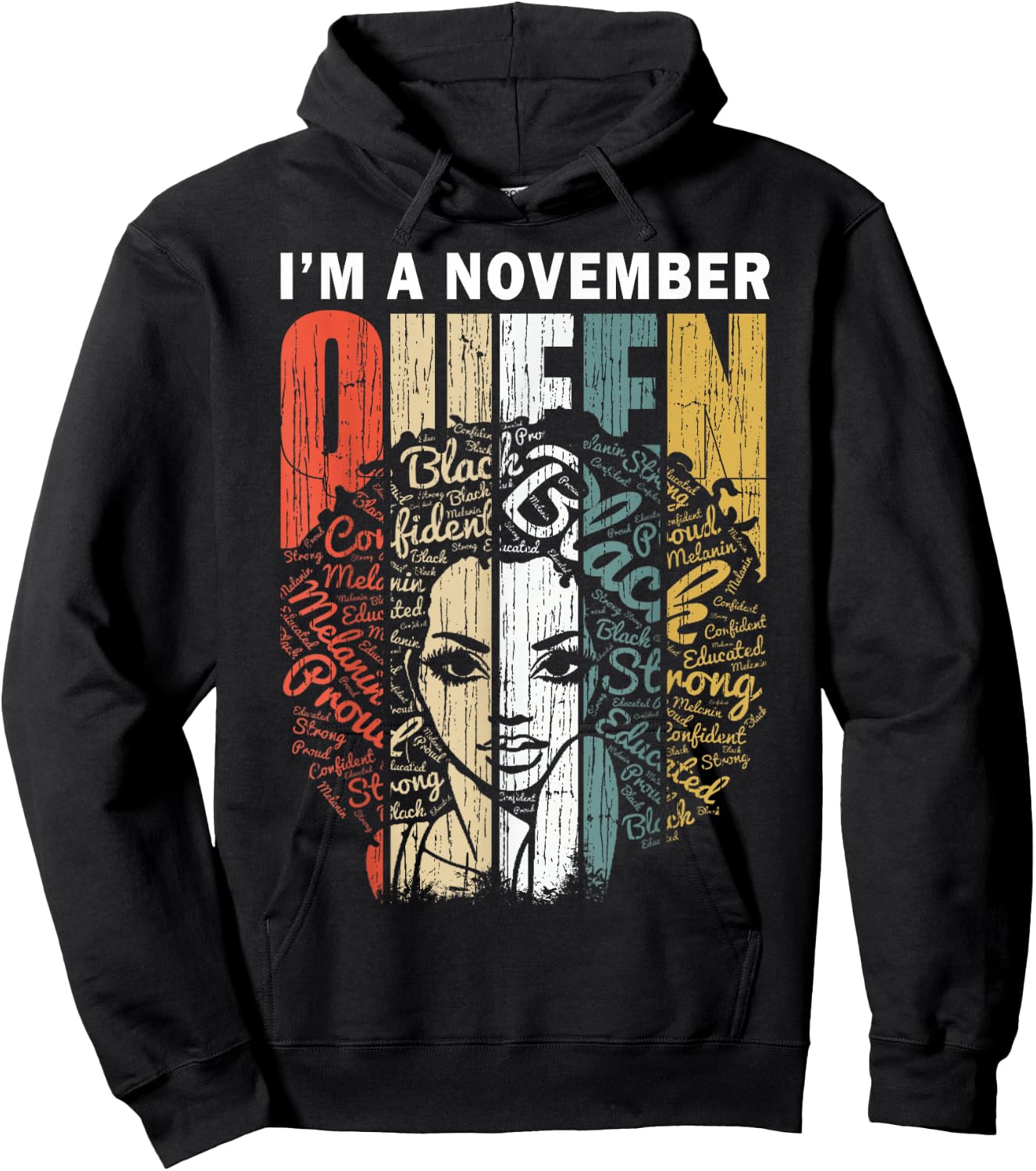 November Queen Shirts Zodiac Sagittarius & Scorpio Hoodie - Hoodie | Black
