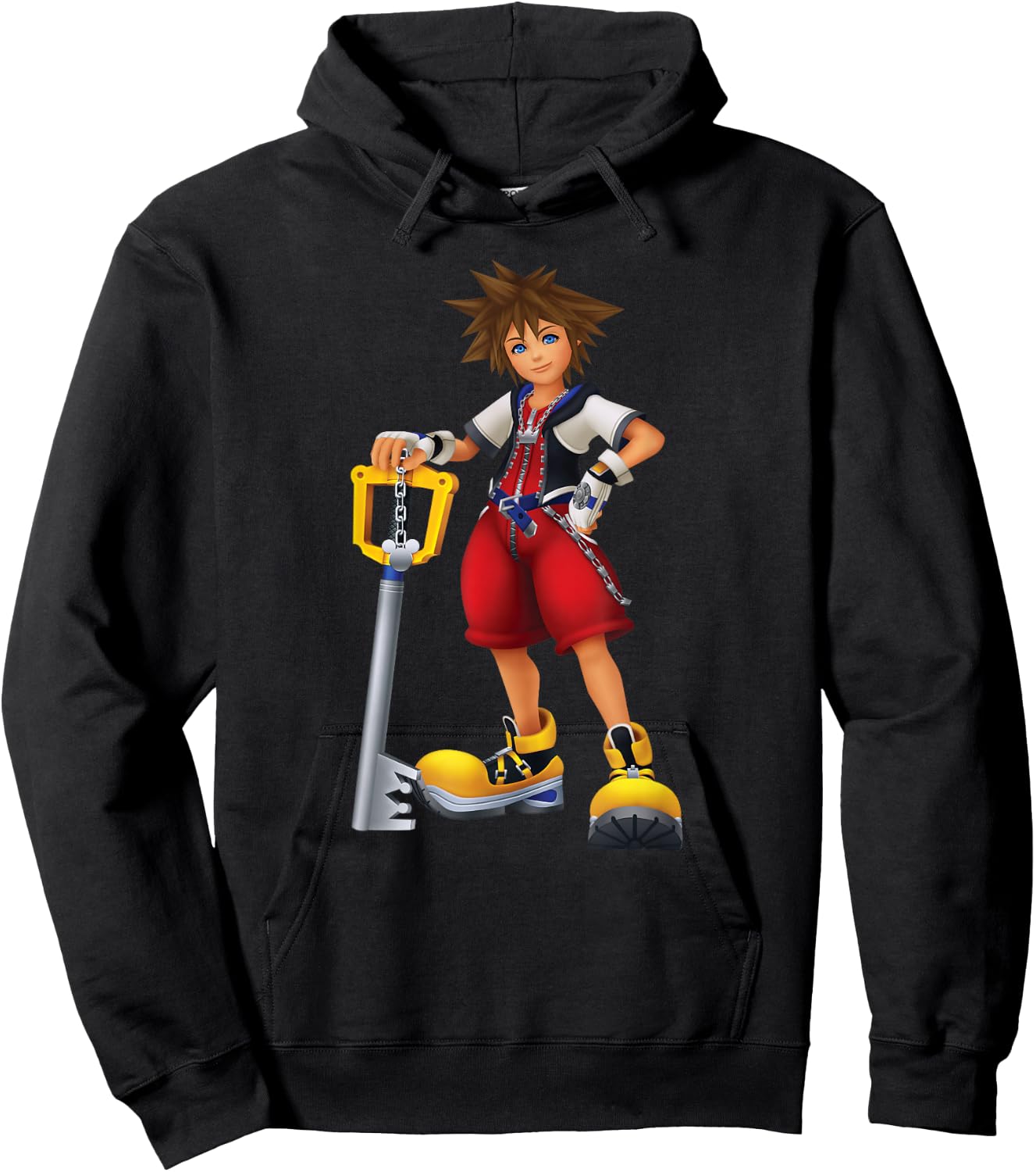 Disney Kingdom Hearts Sora Key Blade Hoodie - Hoodie | Black