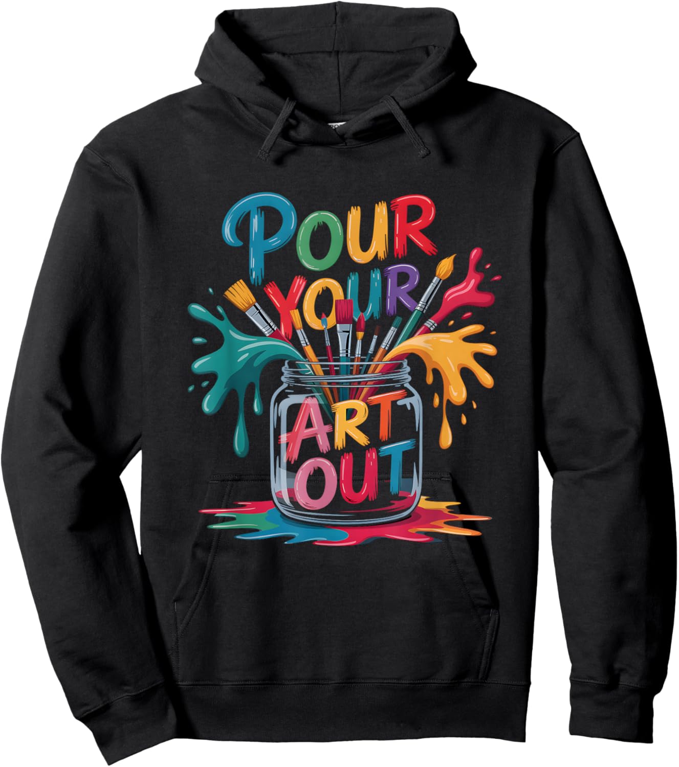 Your Art Out Hoodie - Hoodie | Black