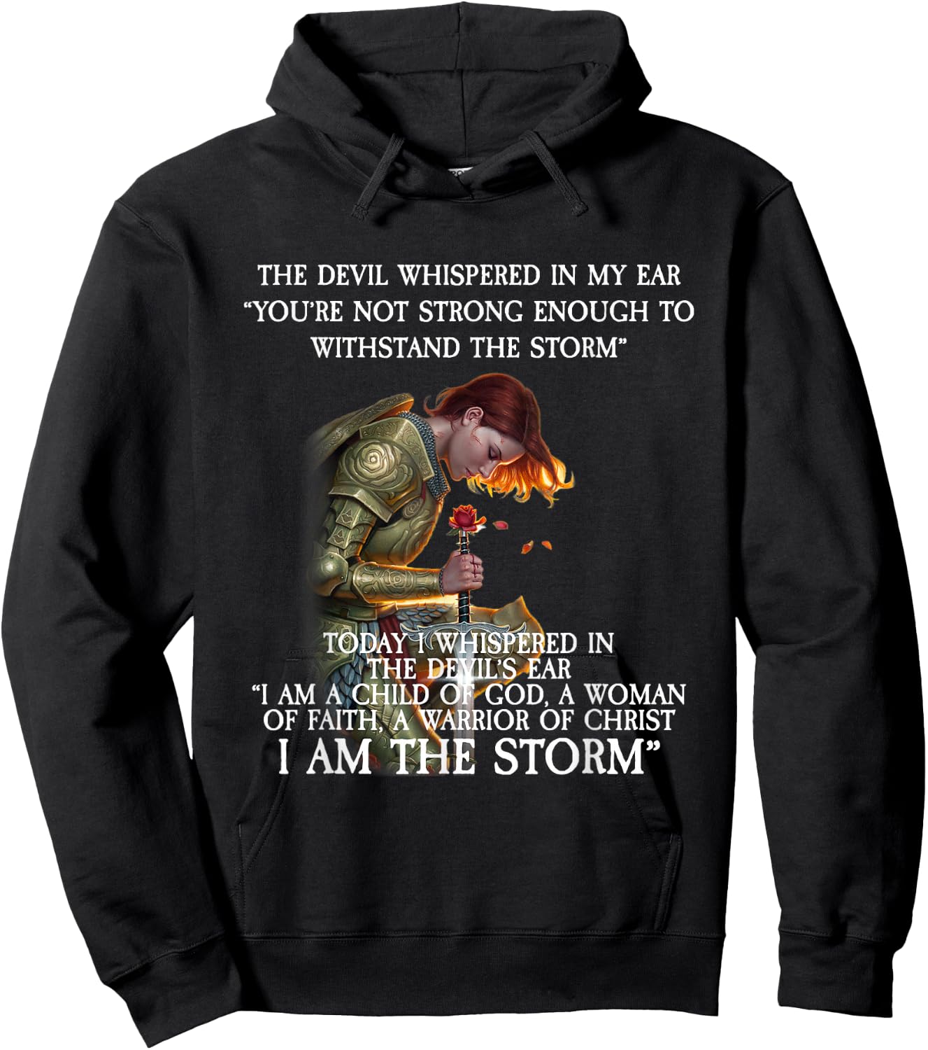 You are not strong enough to withstand THE STORM Hoodie - Hoodie | Black