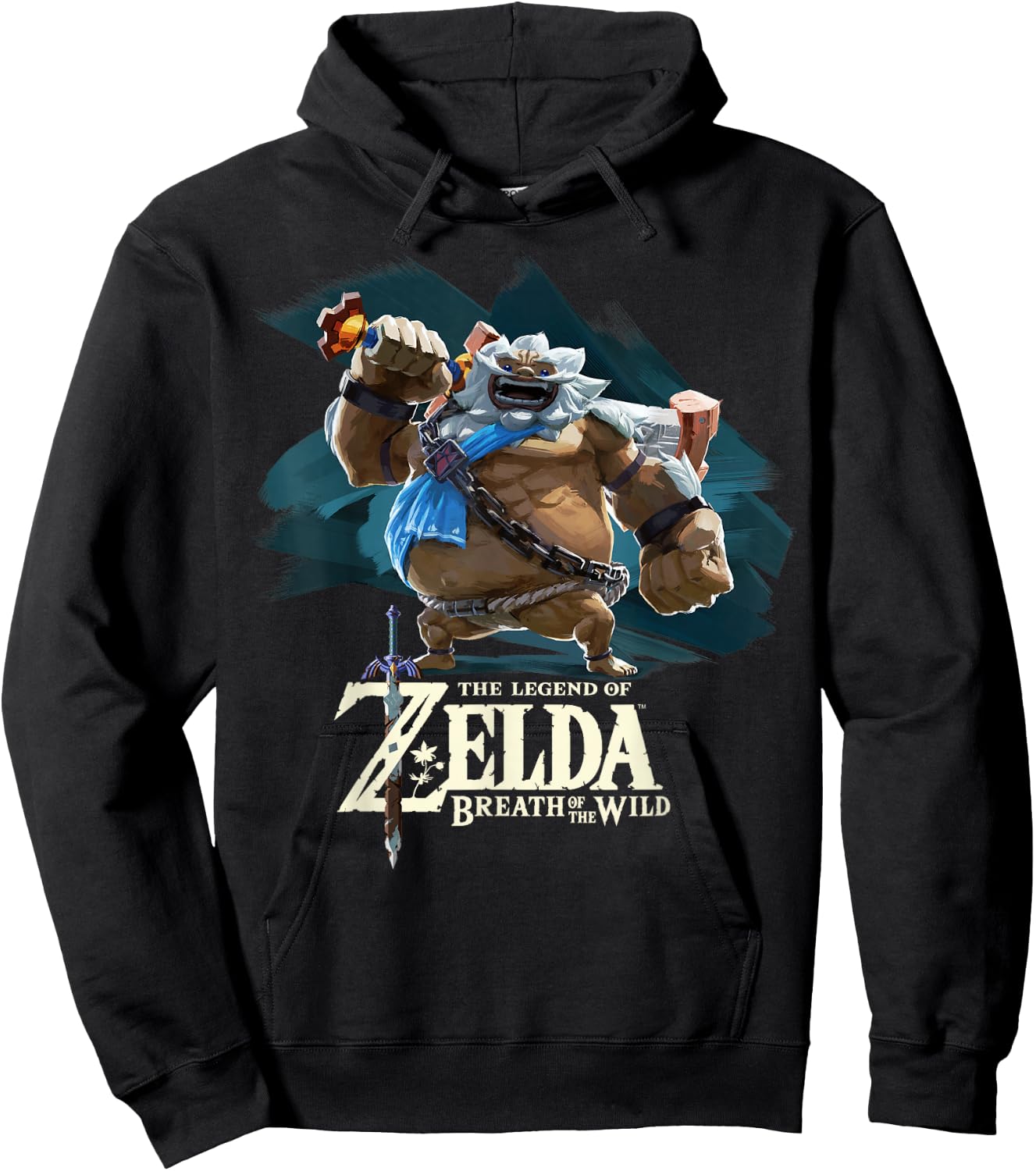 Nintendo Zelda Breath of the Wild Goron Graphic Hoodie - Hoodie | Black
