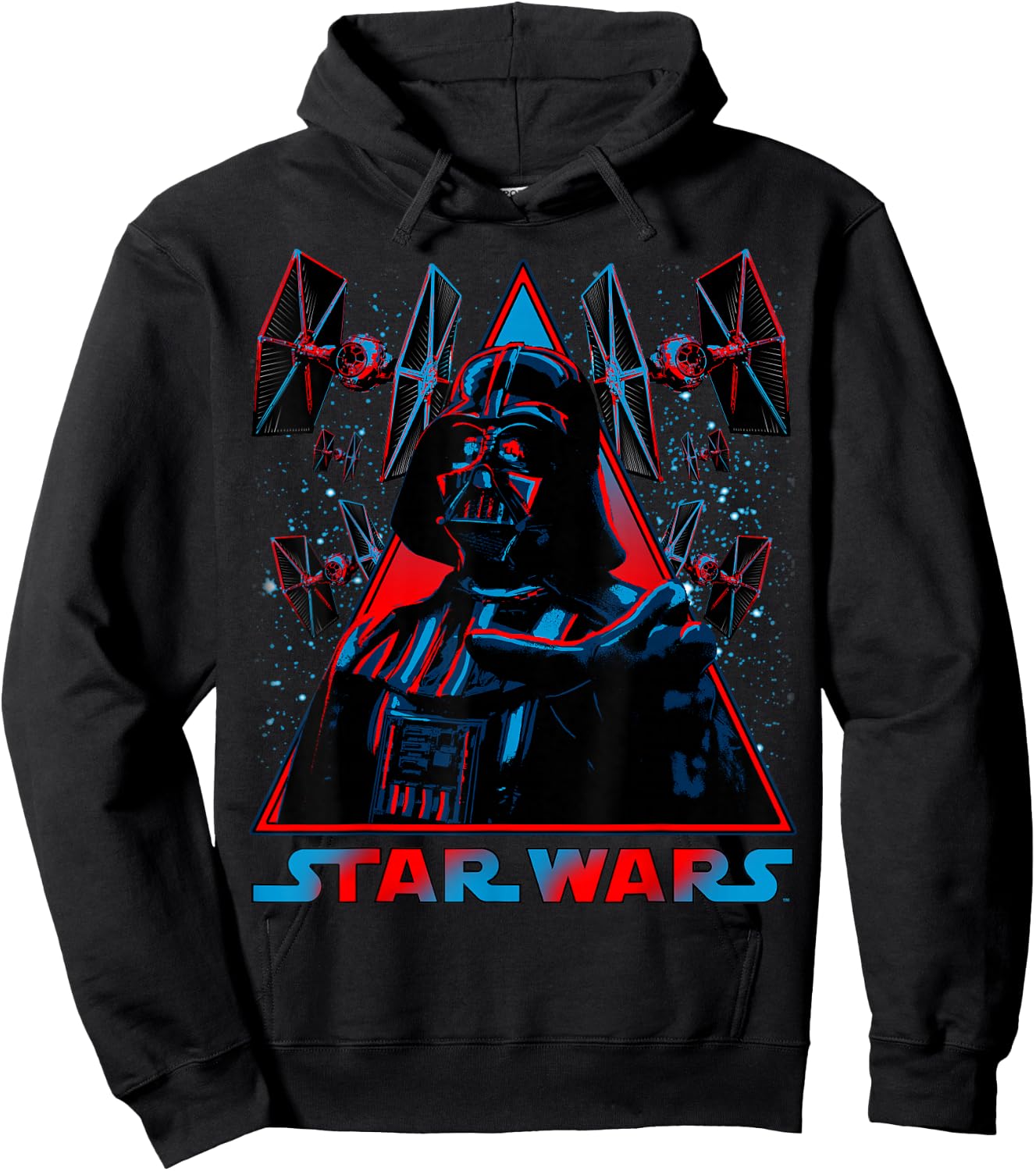 Star Wars Darth Vader Triangle Choke Badge Graphic Hoodie - Hoodie | Black
