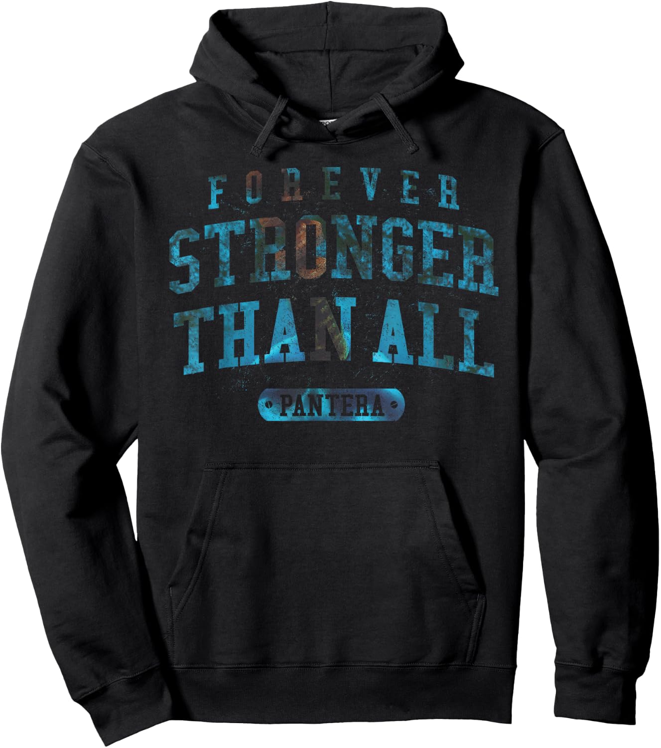 Pantera Official Forever Stronger Than All Blue Hoodie - Hoodie | Black