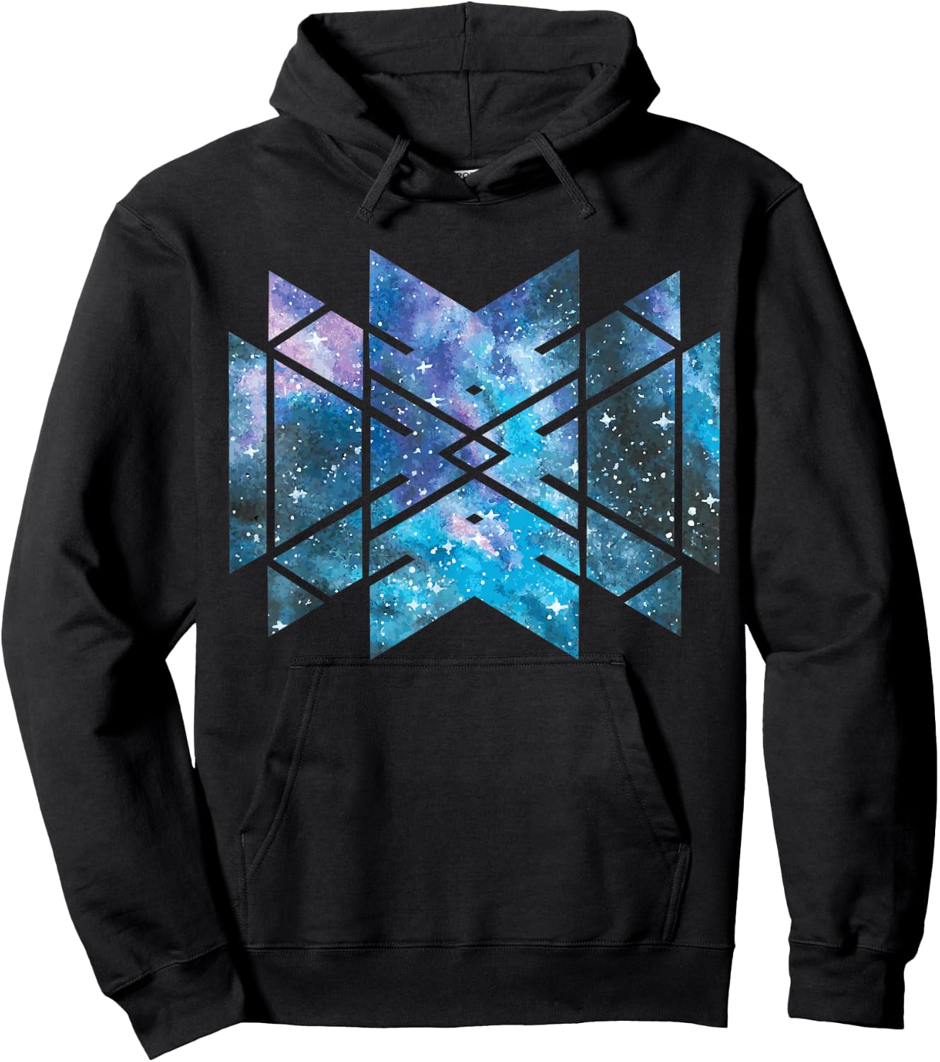 Sacred Geometry Cosmic Galaxy Universe Outer Space Gift Hoodie - Hoodie | Black