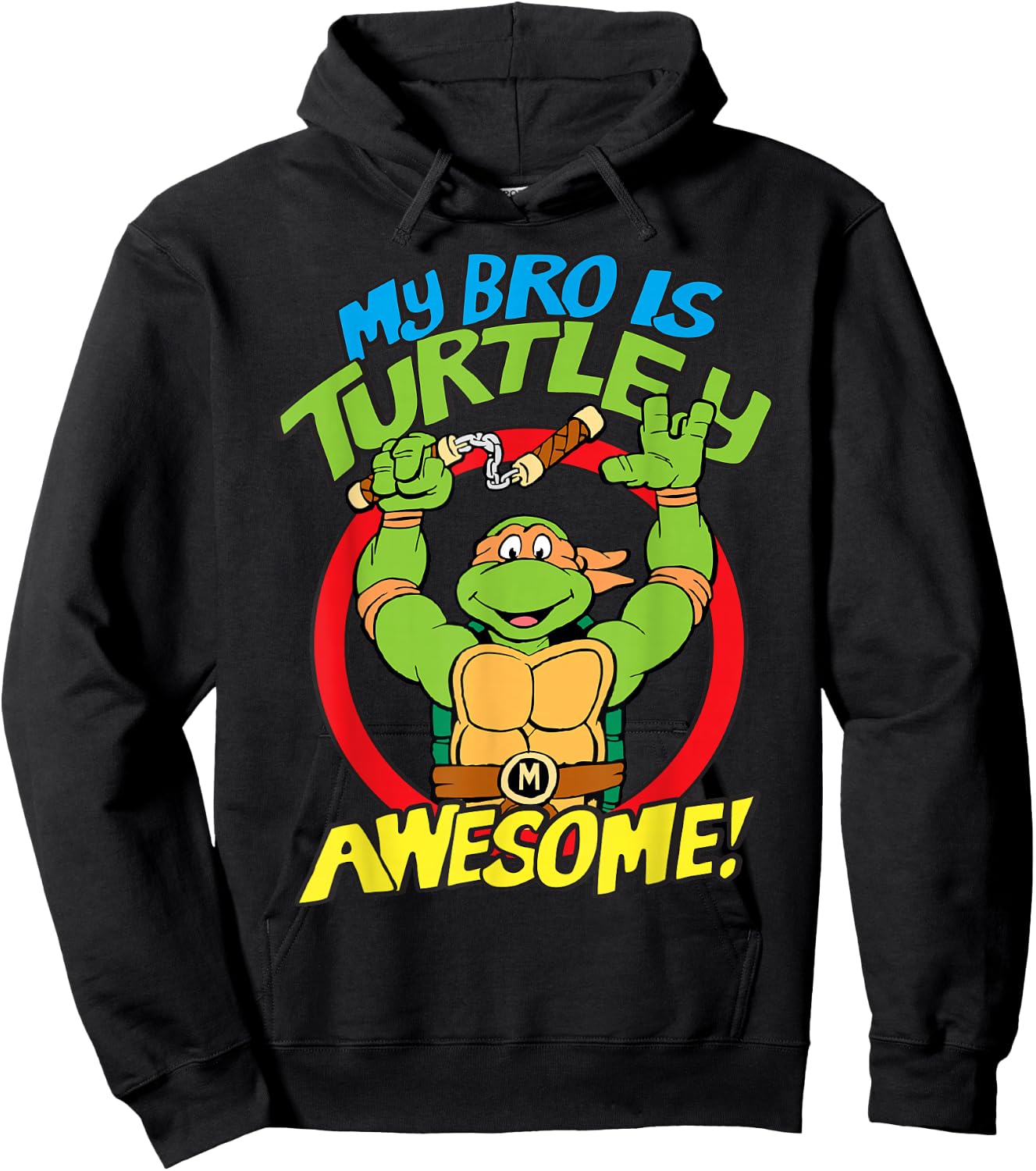 Teenage Mutant Ninja Turtles My Bro Is Awesome Hoodie - Hoodie | Black