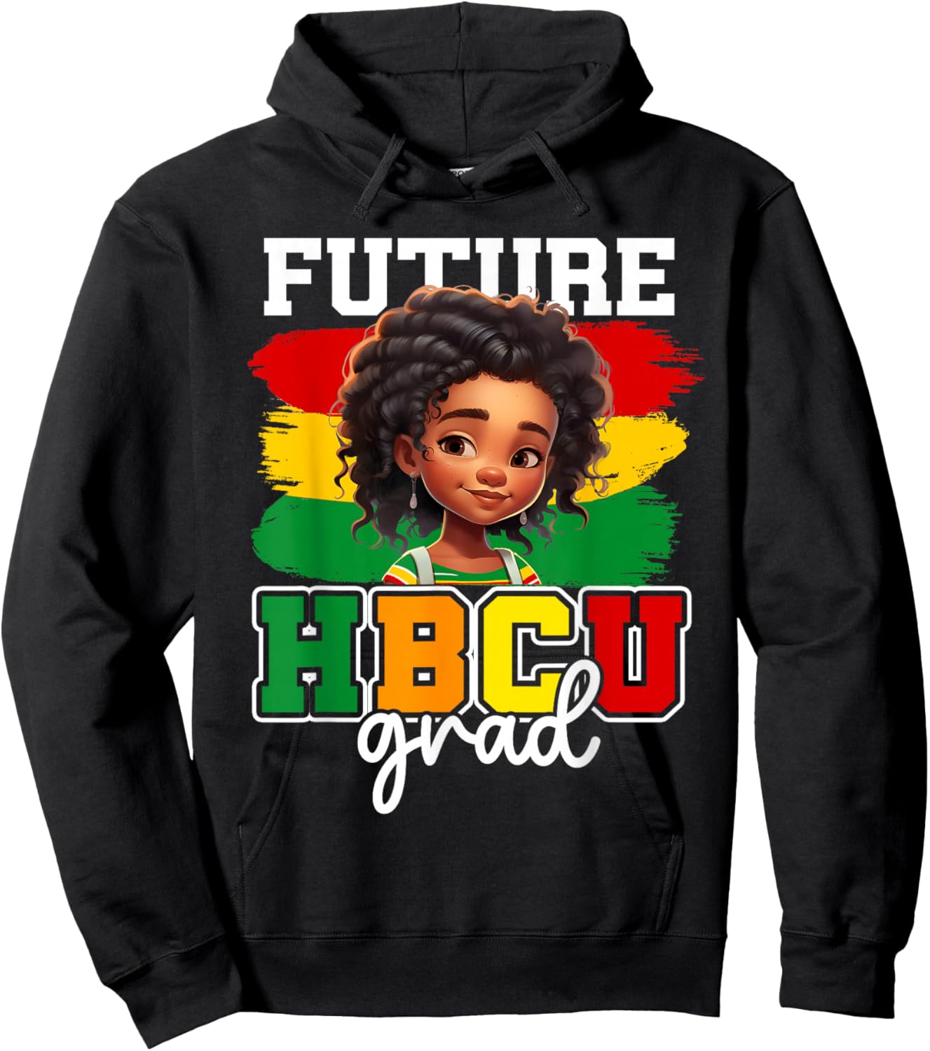 Future HBCU Grad Black Historical Black College Kids Girls Hoodie - Hoodie | Black