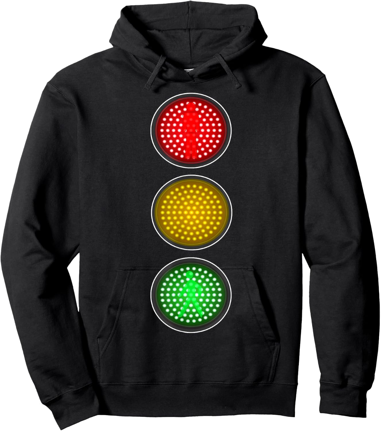 Funny Traffic Light Halloween Group Party Costume Idea Hoodie - Hoodie | Black