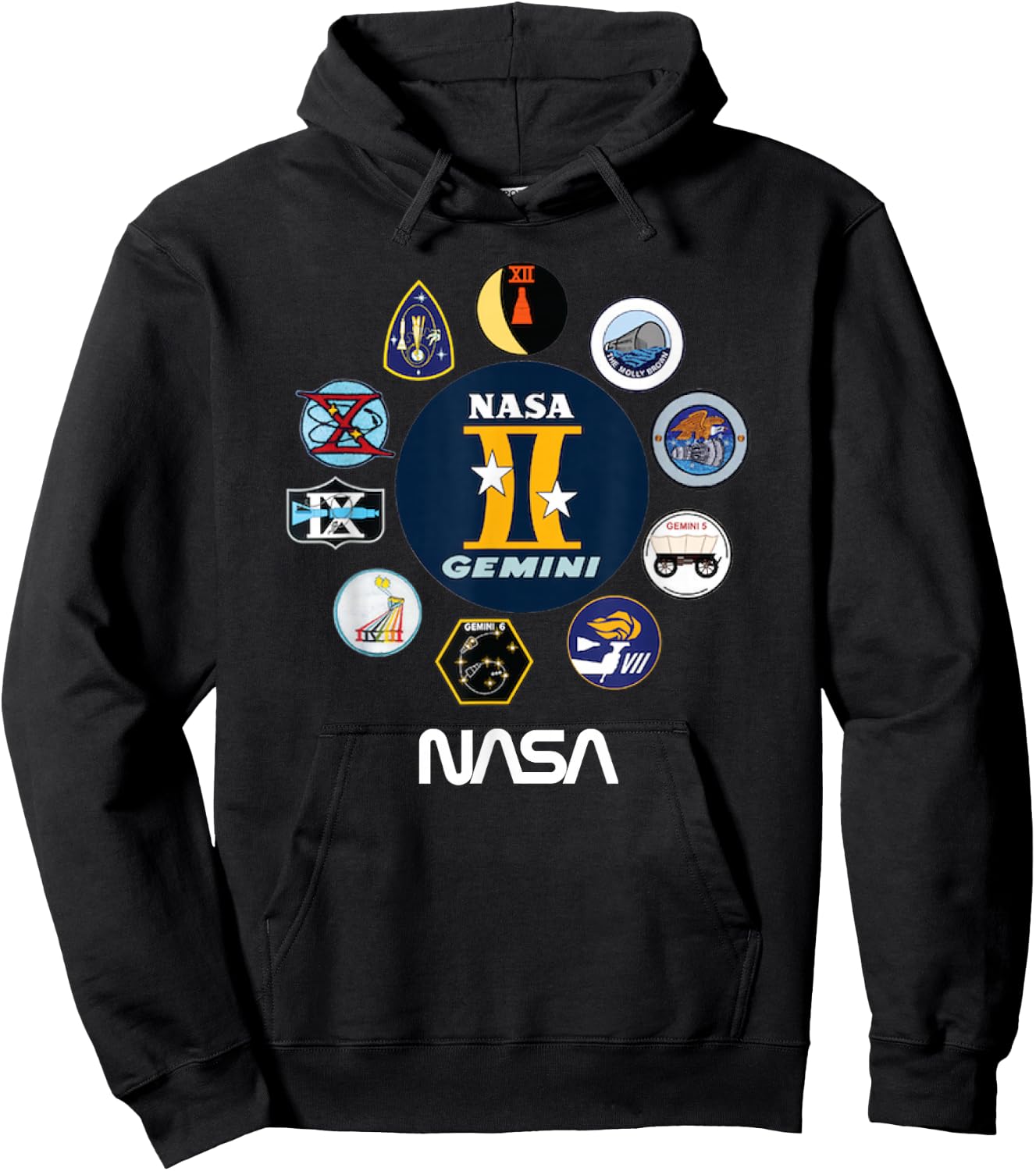 NASA Project Gemini Hoodie - Hoodie | Black