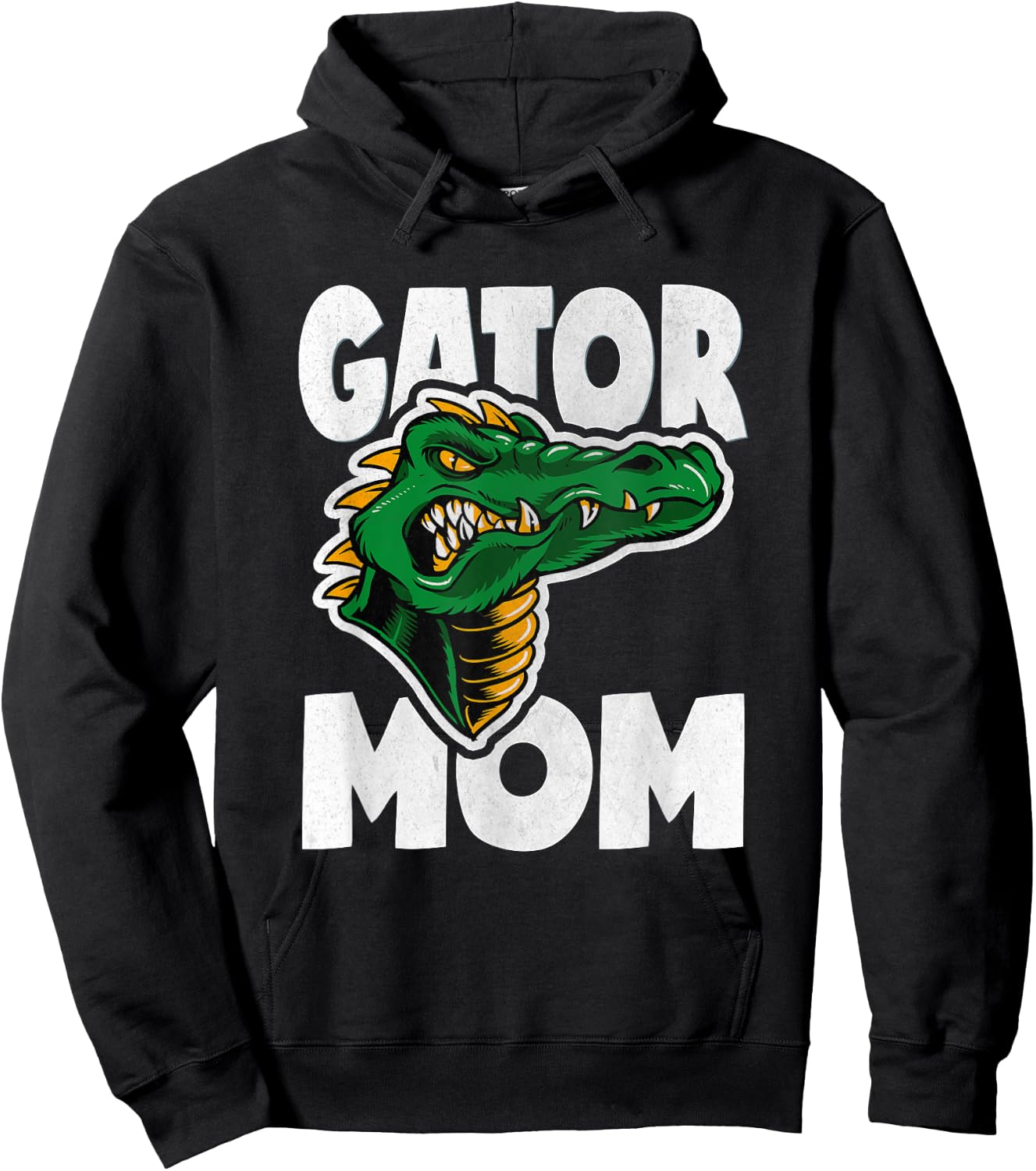 Gator Mom Vintage Retro Monster Aligators Mother Hoodie - Hoodie | Black
