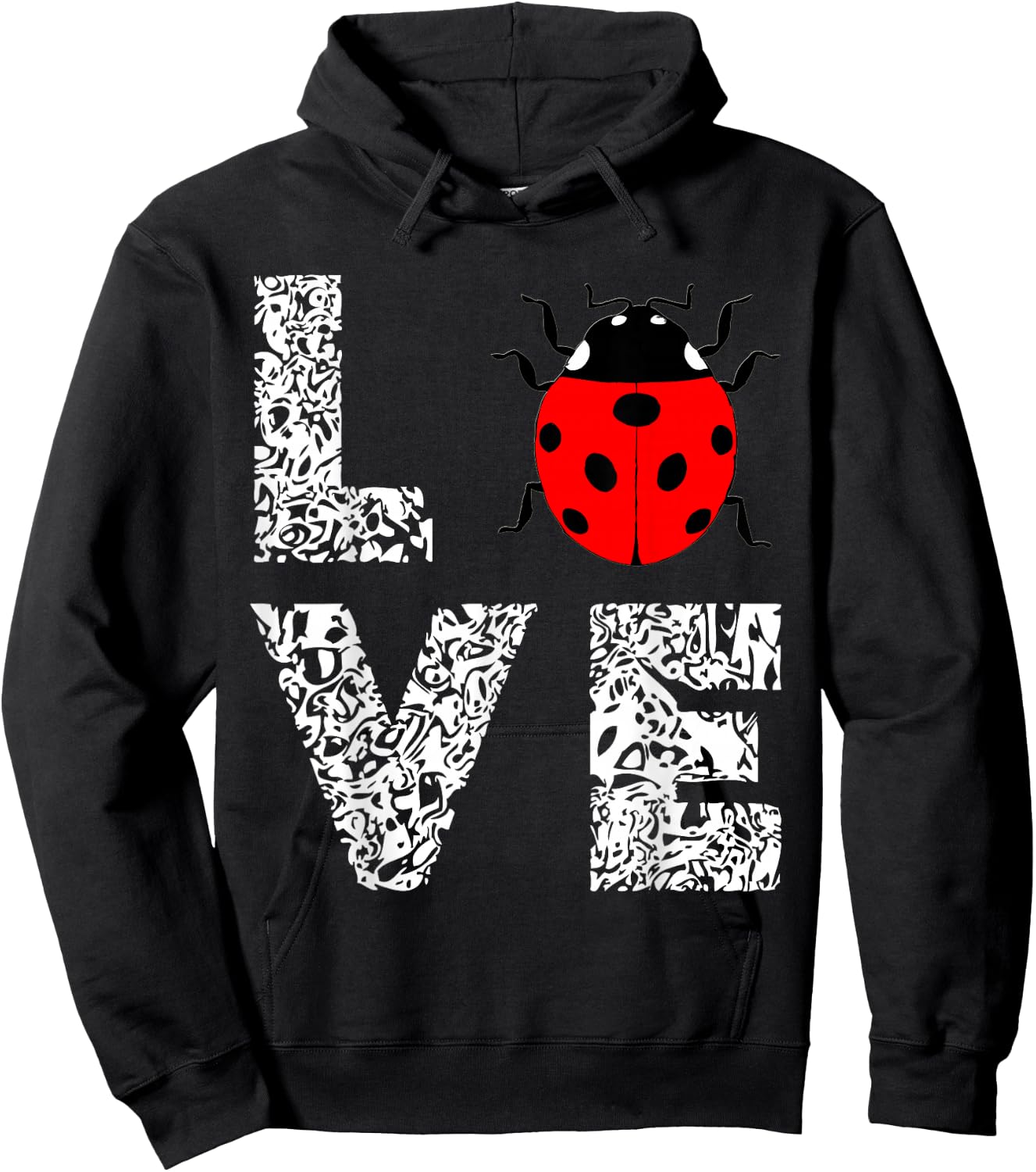 Ladybugs Love Insects Bugs Entomology Sweet Hoodie - Hoodie | Black