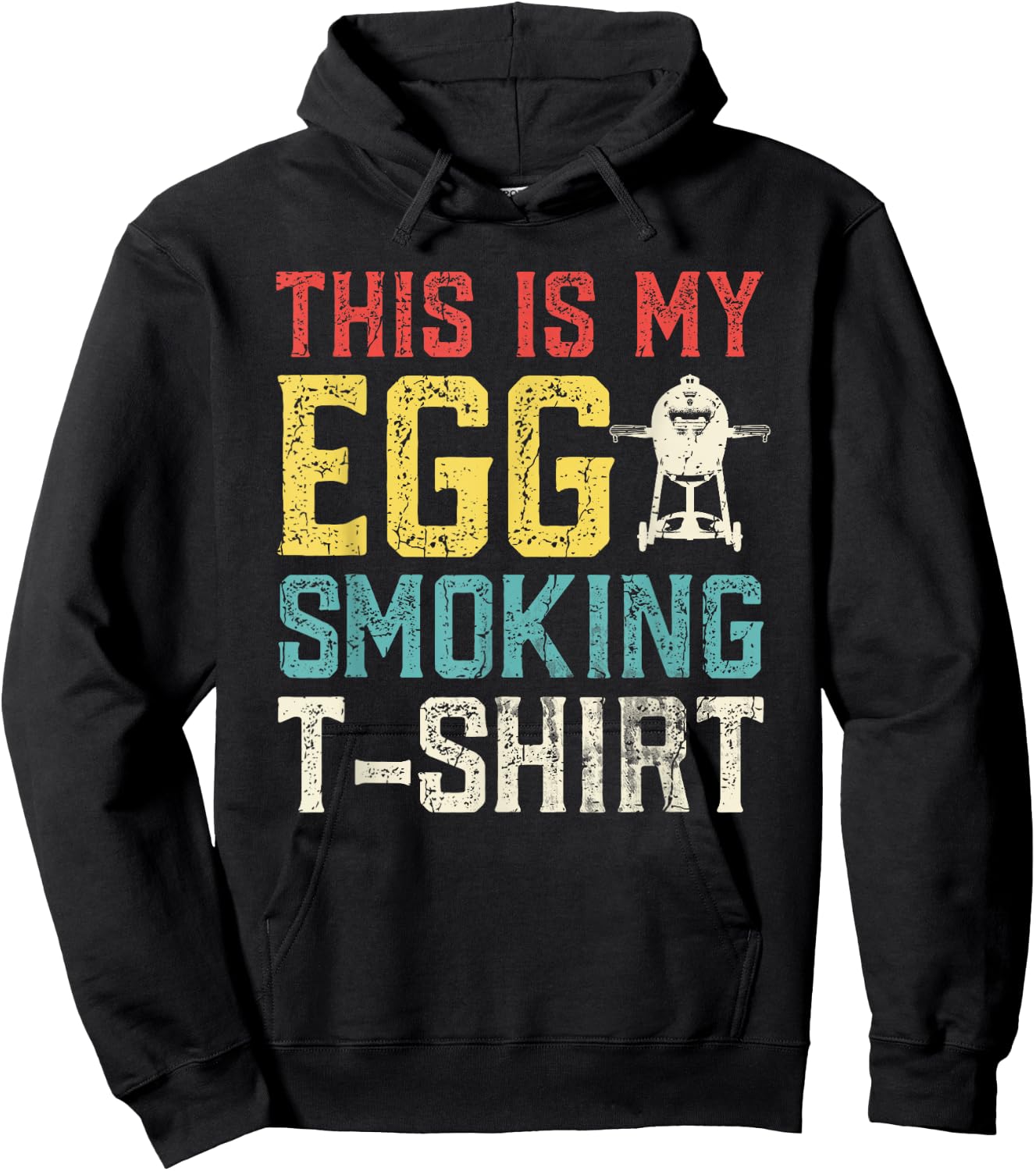Egg Smoking T Shirt Grilling Egg Smoker Barbecue Lover Gift Hoodie - Hoodie | Black