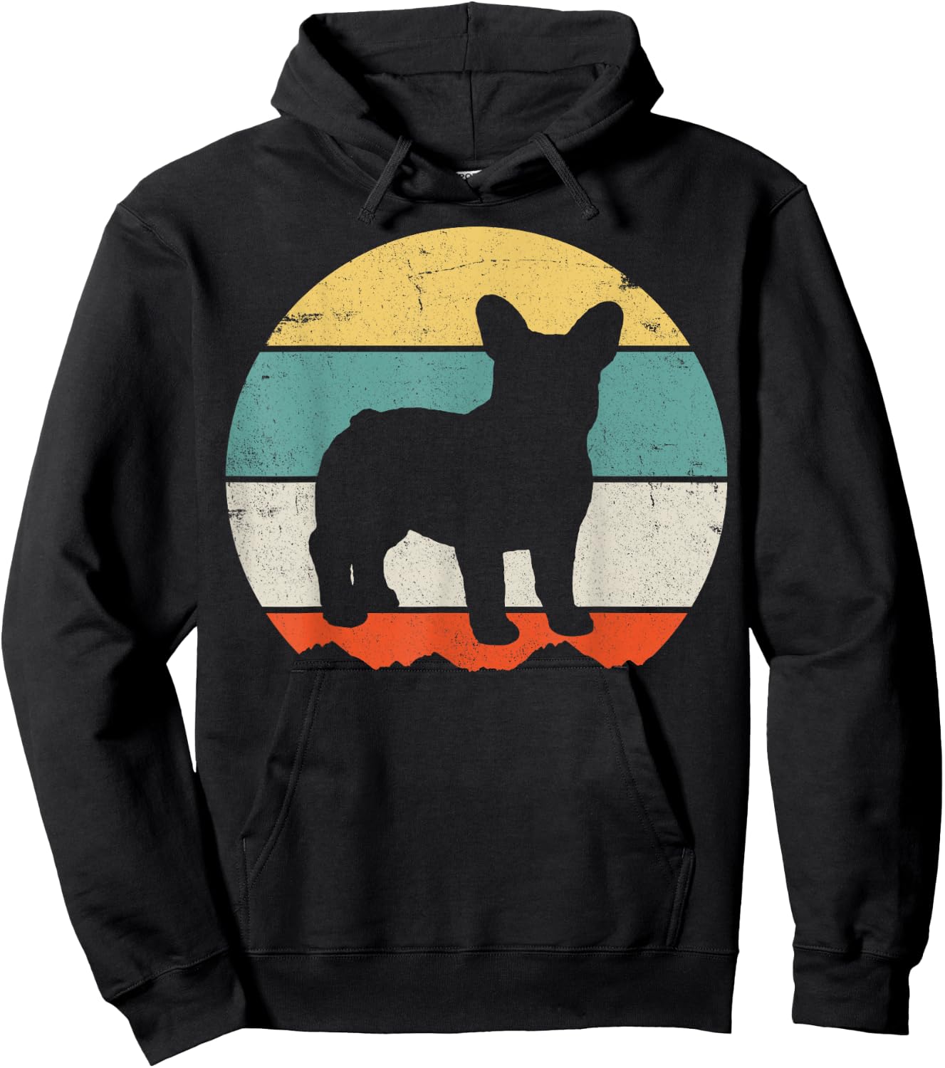French Bulldog Women Girls Kids Hoodie - Hoodie | Black