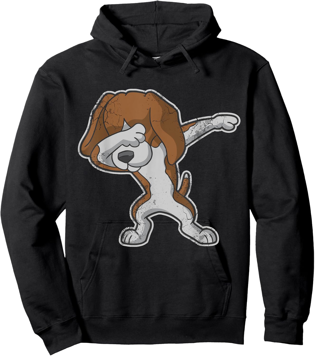 Beagle Dabbing Dog Dab Dance Women Girls Kids Hoodie - Hoodie | Black