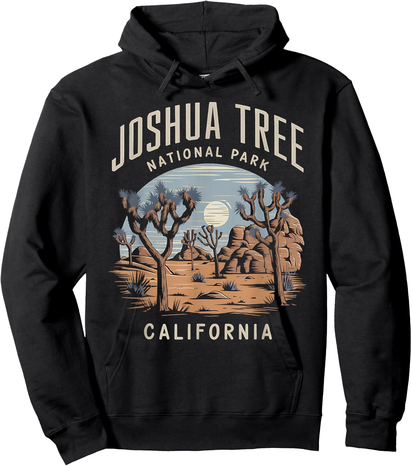 Discover the Beauty of Joshua Tree National Park California Hoodie - Hoodie | Black