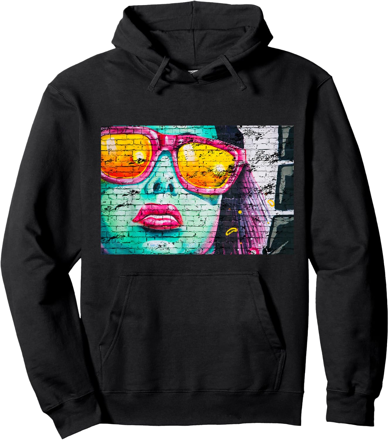 Urban Graffiti Hoodie - Hoodie | Black
