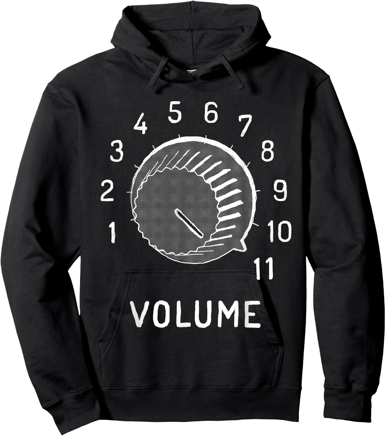 Volume To 11 Knob - Funny Audio Engineer Hoodie - Hoodie | Black