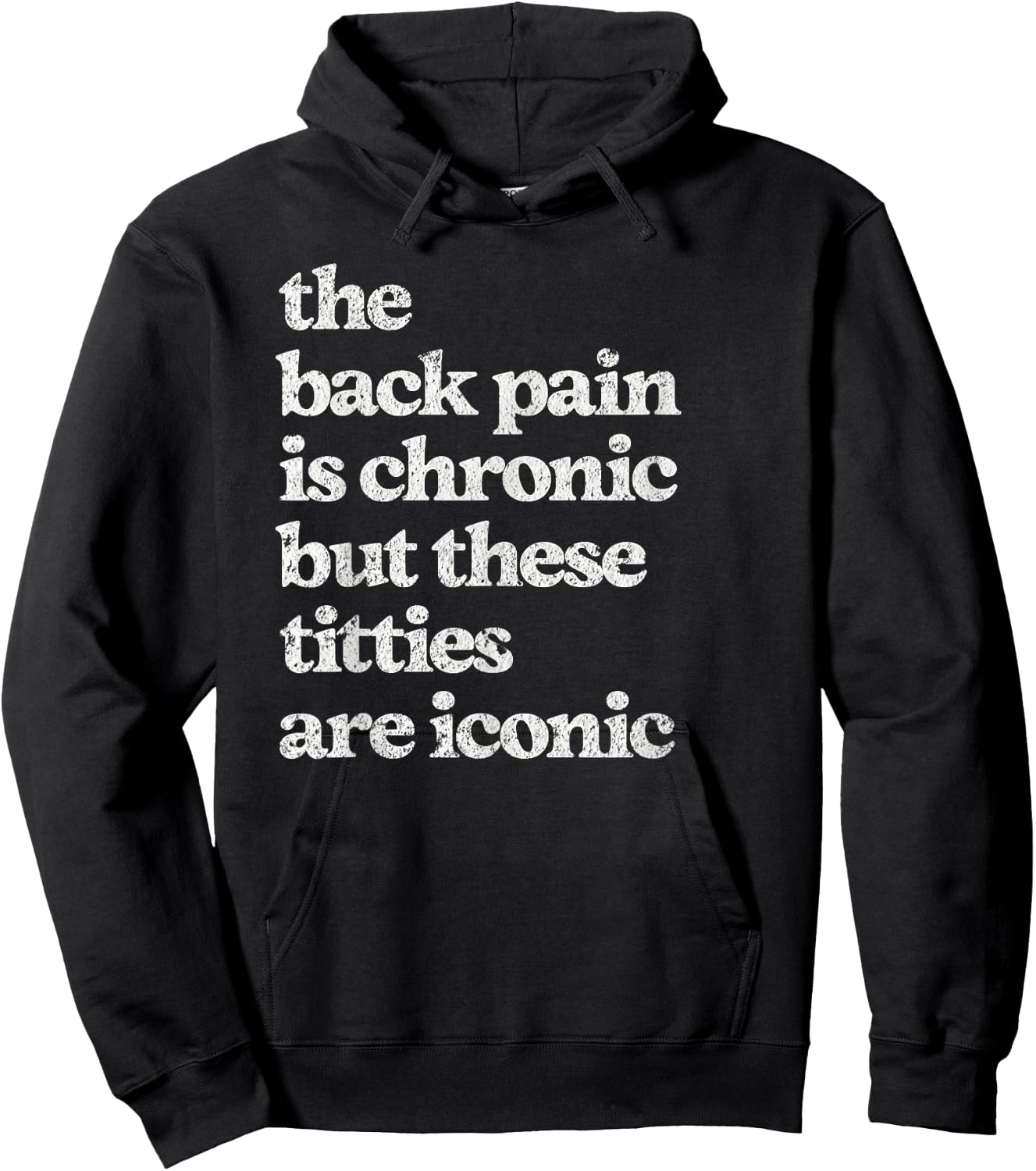 Funny Inappropriate Tops Girls Trip Airport Gag Hoodie - Hoodie | Black