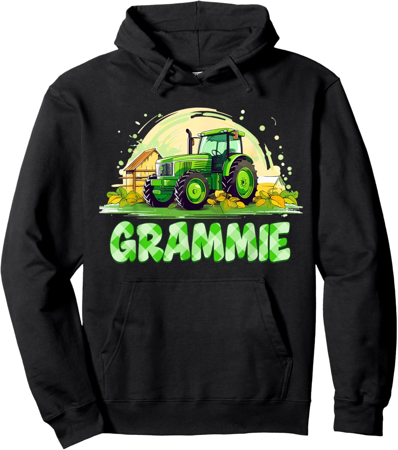 Grammie Family Tractors Farm Trucks Hoodie - Hoodie | Black