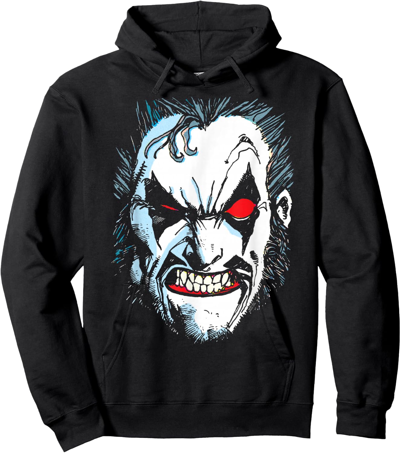 Lobo In Lo Face Hoodie - Hoodie | Black