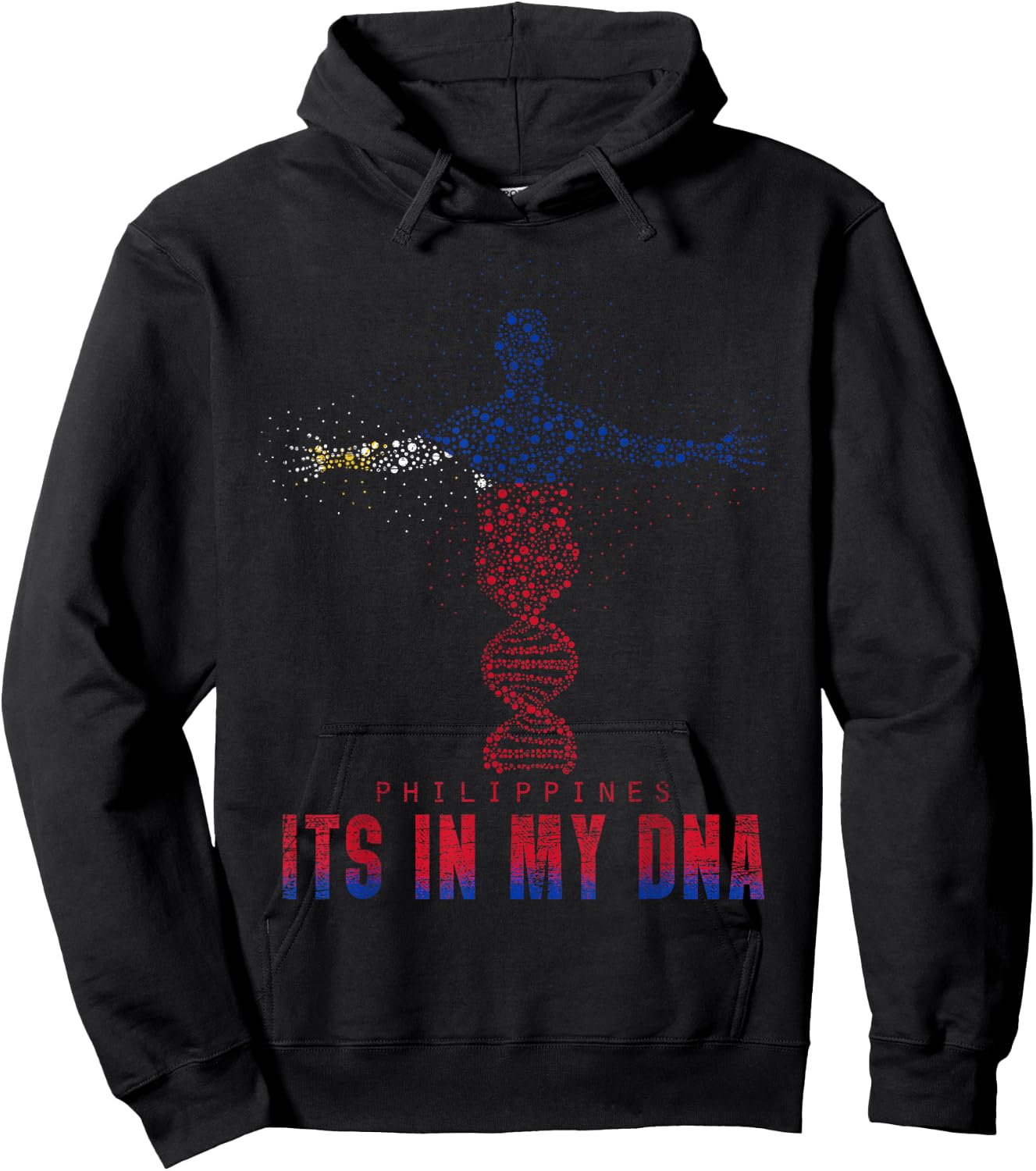 Filipino Its In My DNA Philippines Hoodie - Hoodie | Black