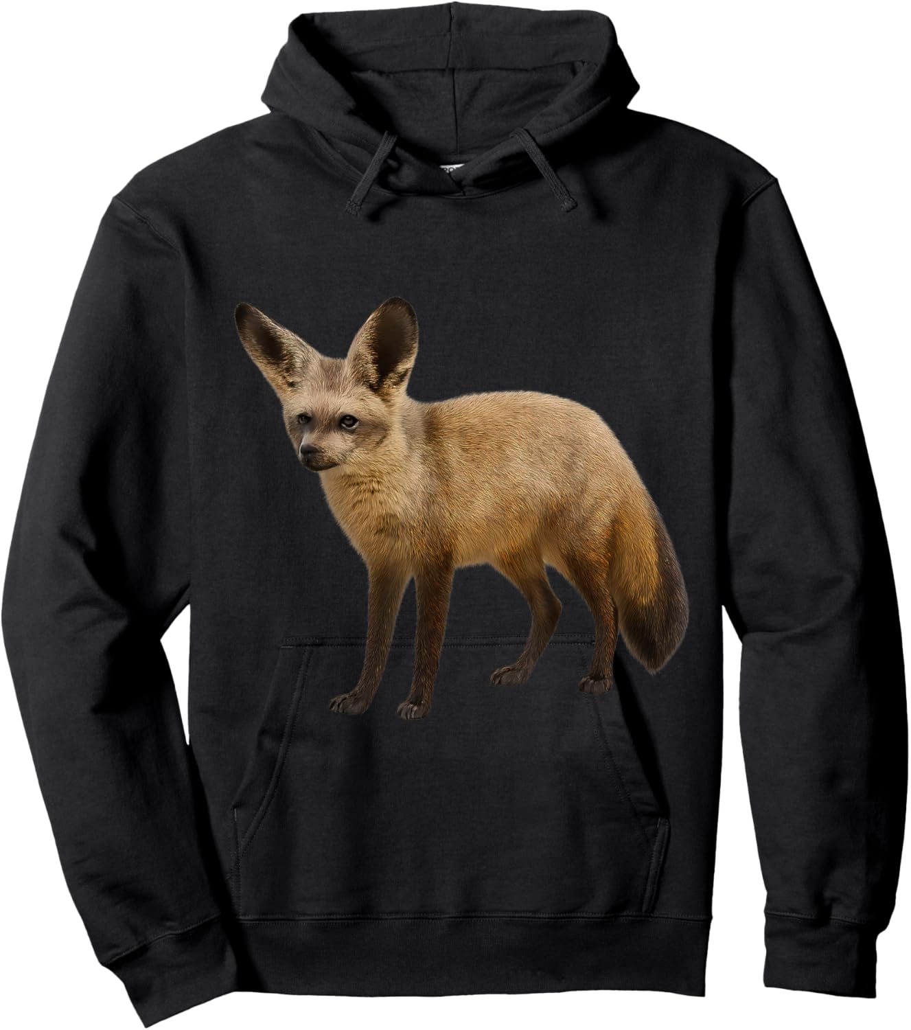Bat Eared Fox Animal Hoodie - Hoodie | Black