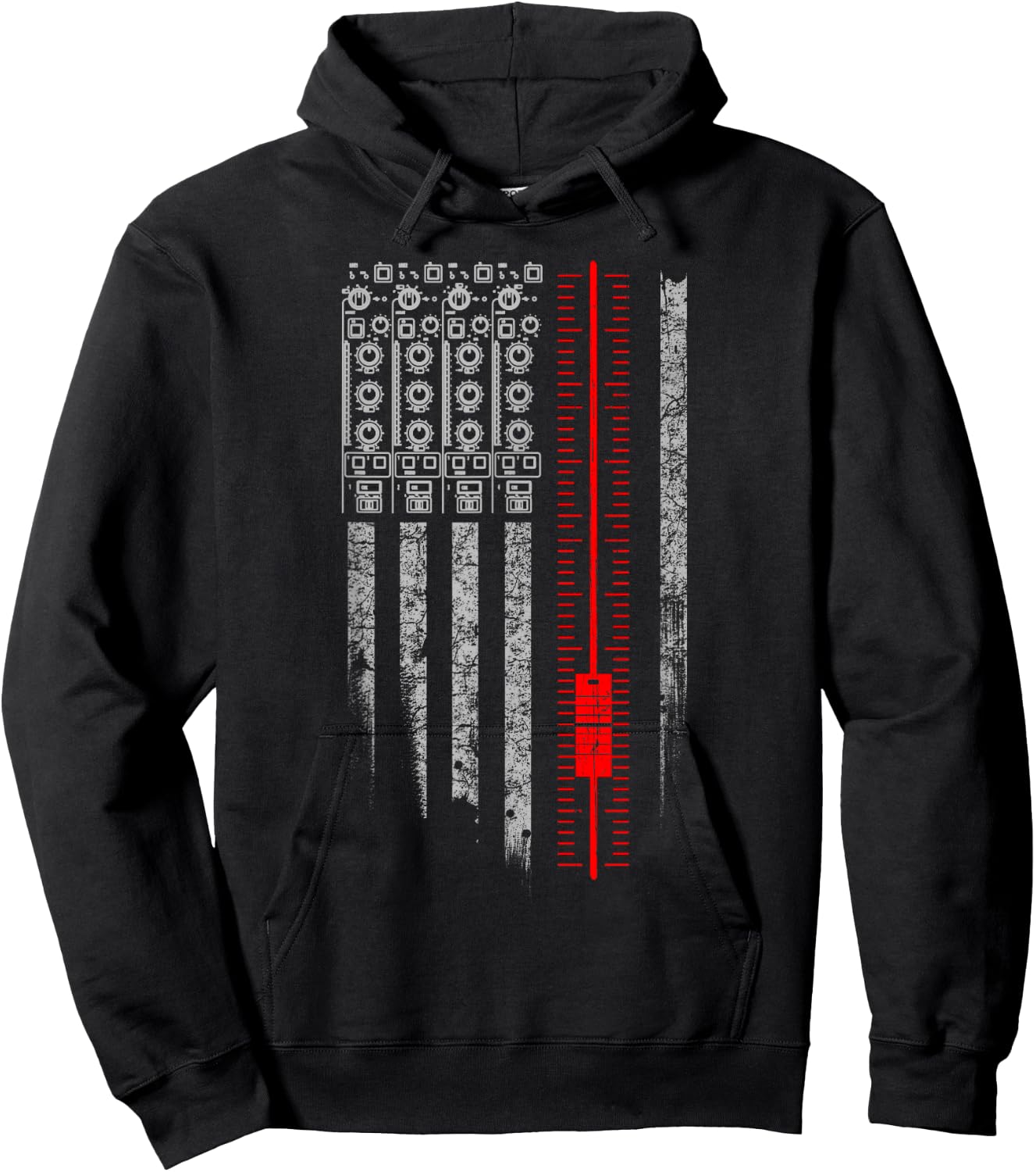 American Sound Guy - Front Hoodie - Hoodie | Black