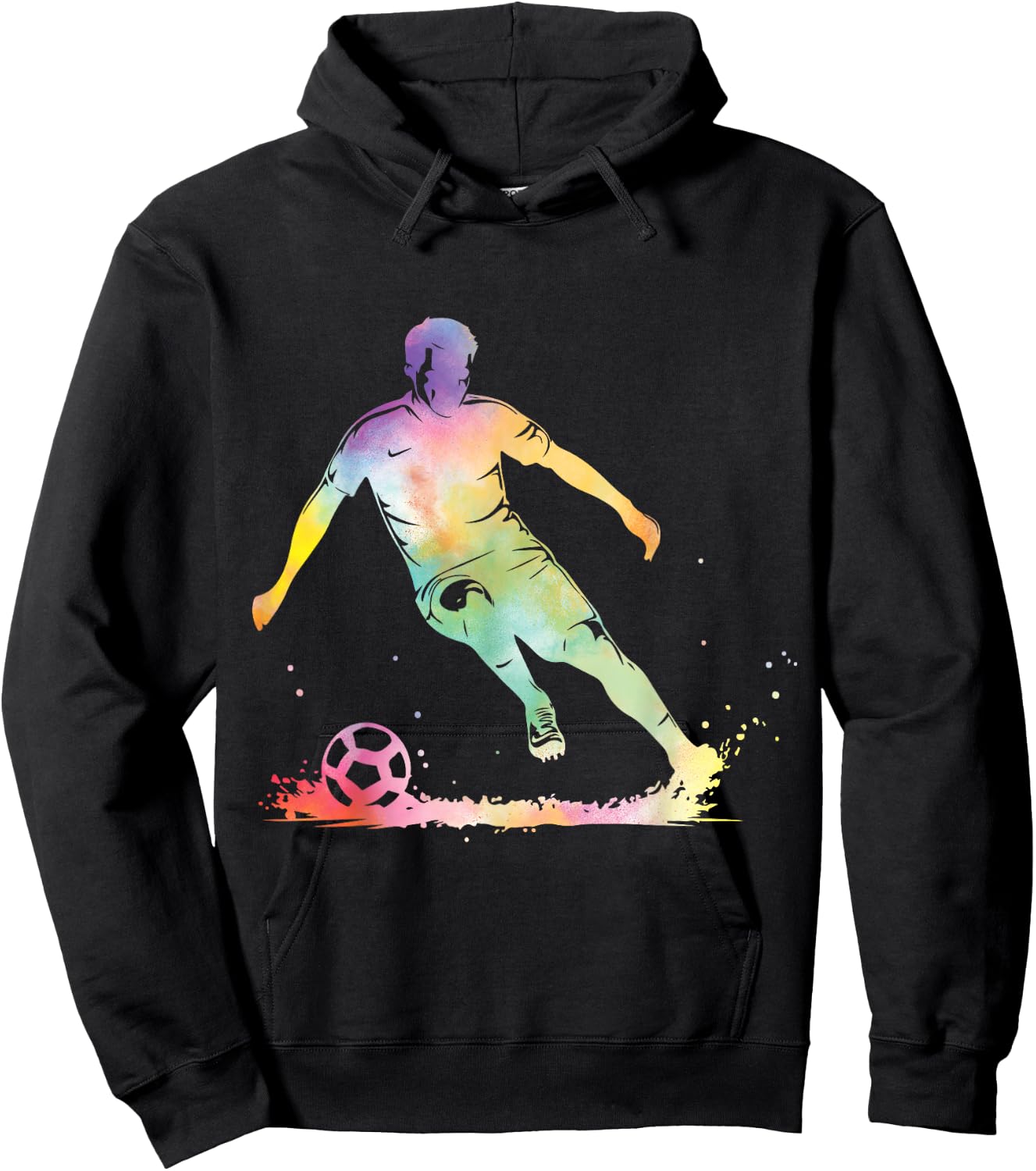 Soccer Player Boys Kids Men Youth Boy Soccer Hoodie - Hoodie | Black