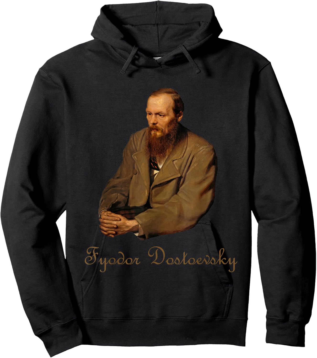 Fyodor Mikhailovich Dostoevsky Hoodie - Hoodie | Black