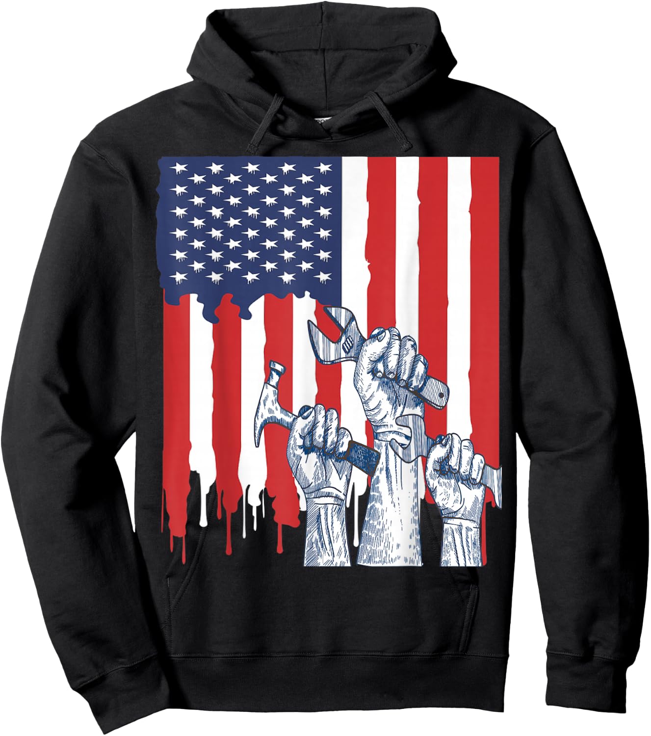 Labor Day Shirt Happy Labor Day Men Women And Youth Hoodie - Hoodie | Black