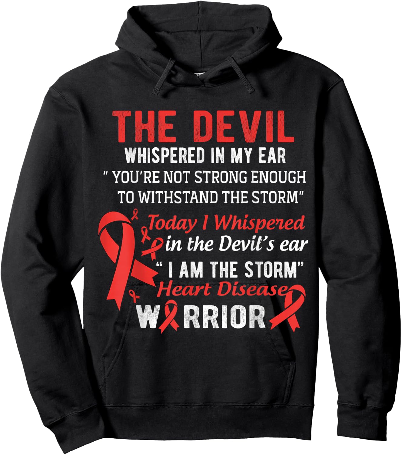 I am the Storm Heart Disease Warrior Hoodie - Hoodie | Black