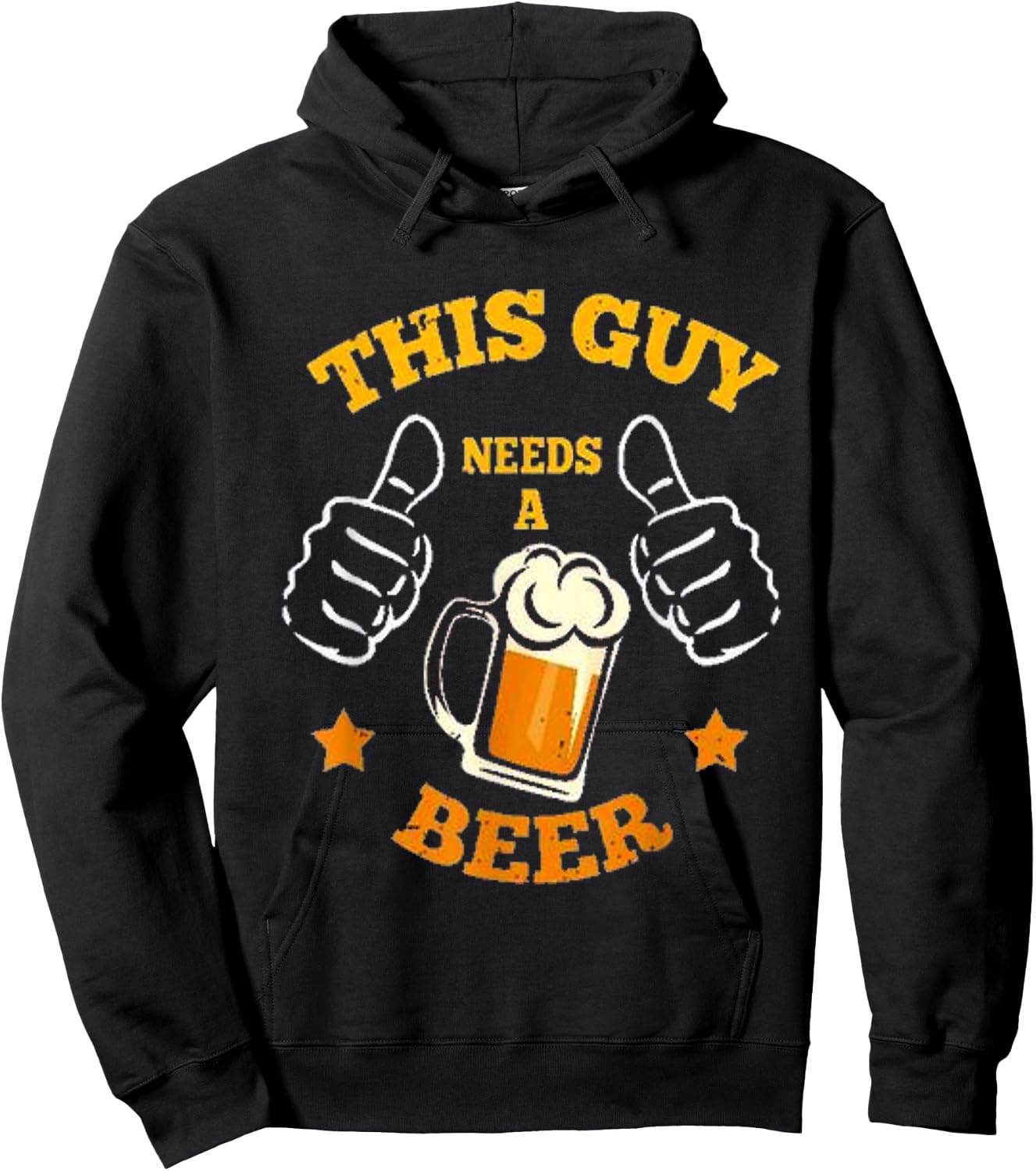 This Guy needs A Beer Hoodie - Hoodie | Black