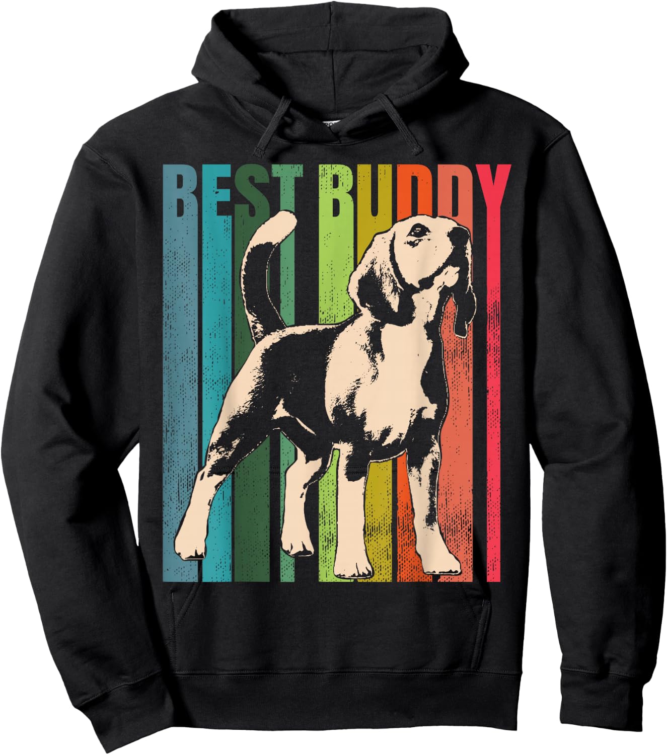 Beagle Dog Hoodie - Hoodie | Black