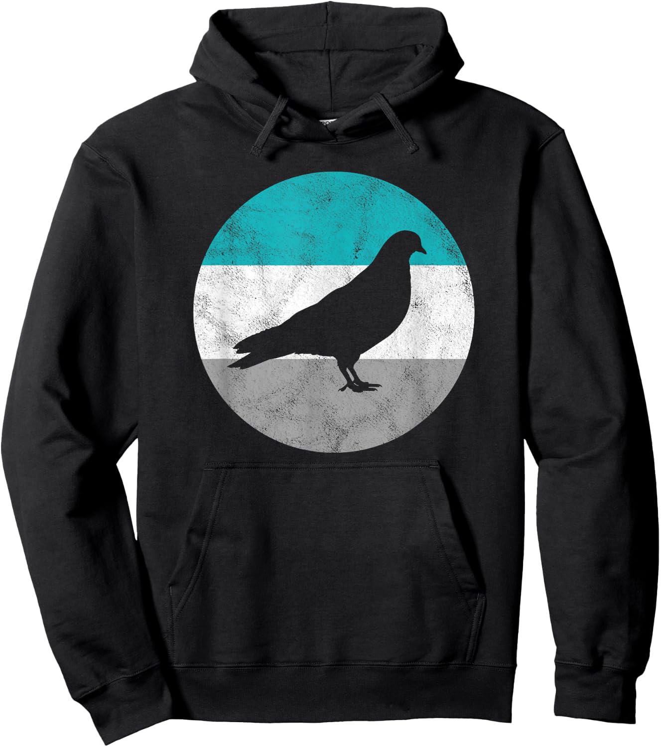 Homing Pigeon Gift Shirt Women Boys & Girls | Retro Hoodie - Hoodie | Black