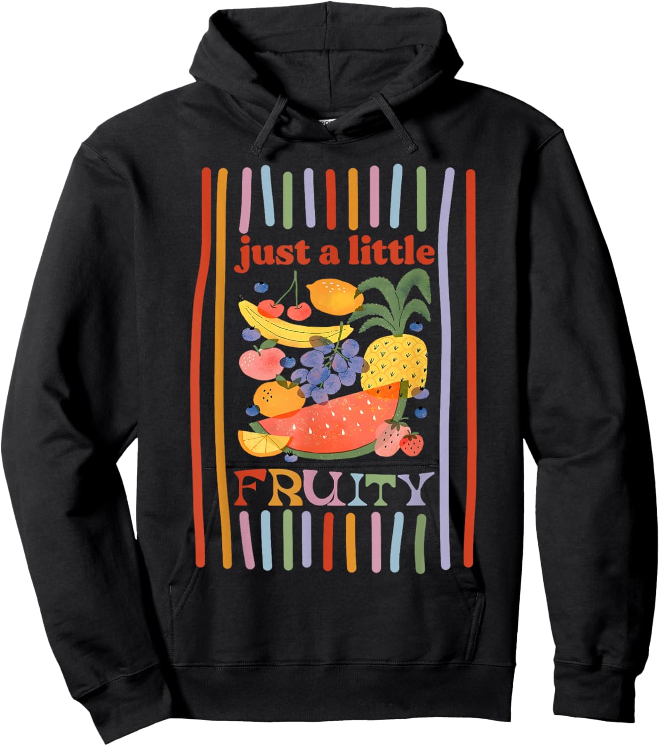 Fruity Pride LGBT Subtle Pride Funny Fruity Pride Month Hoodie - Hoodie | Black
