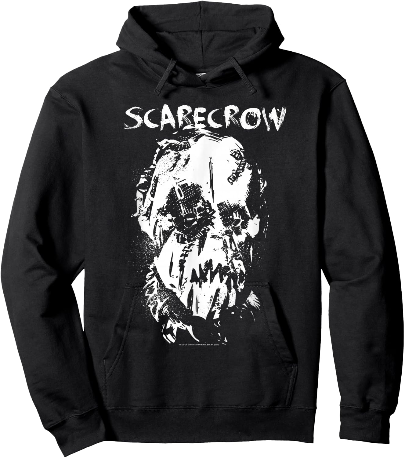 Batman Begins Scarecrow Face Hoodie - Hoodie | Black